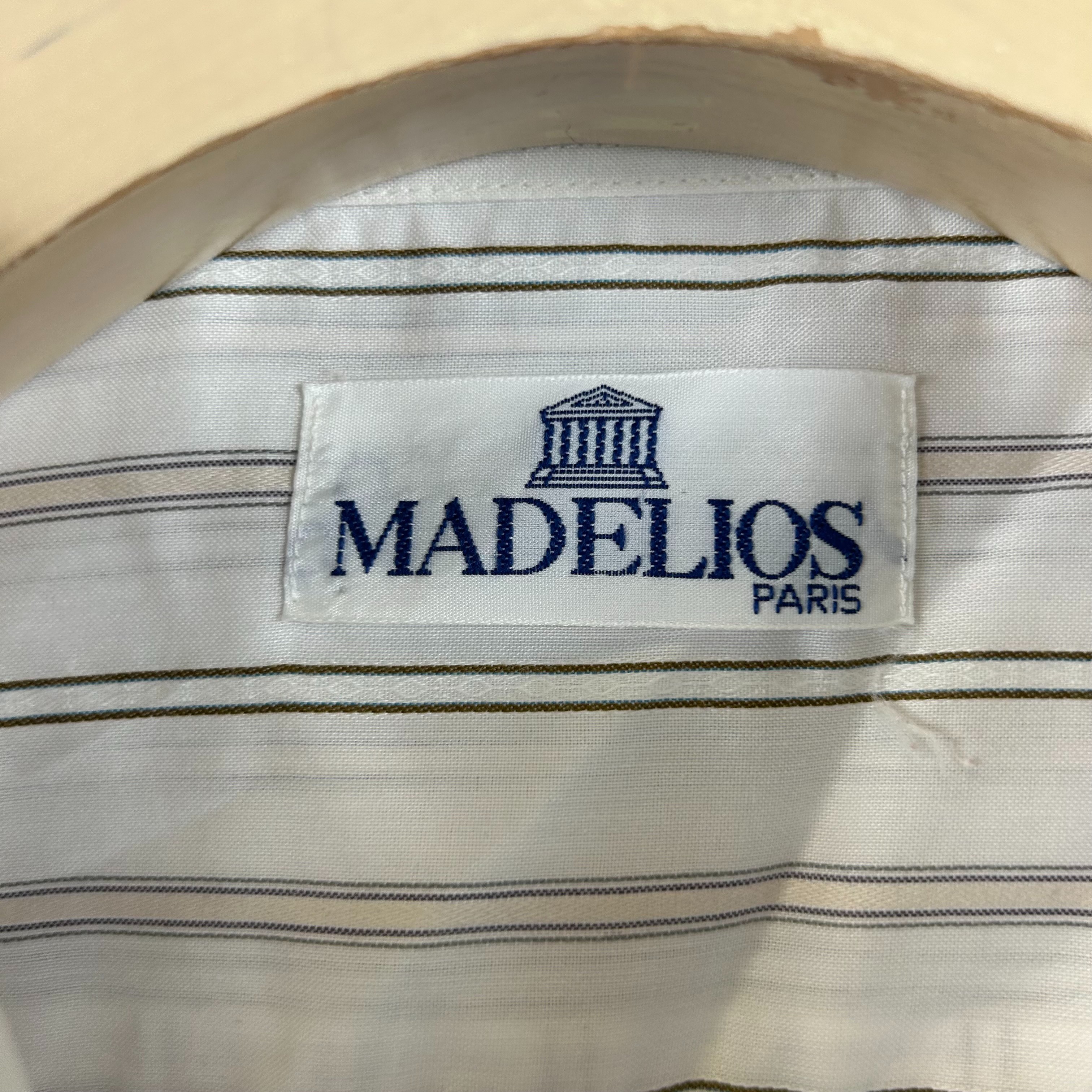 Madelios Paris - Chemise vintage à rayures verticale - Taille 48 - Photo 3