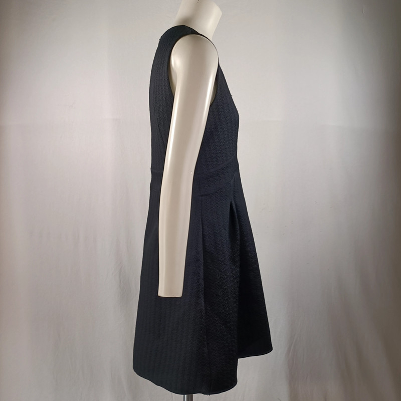 Robe noire Comptoir des Cotonniers texturée taille 38 - Photo 3