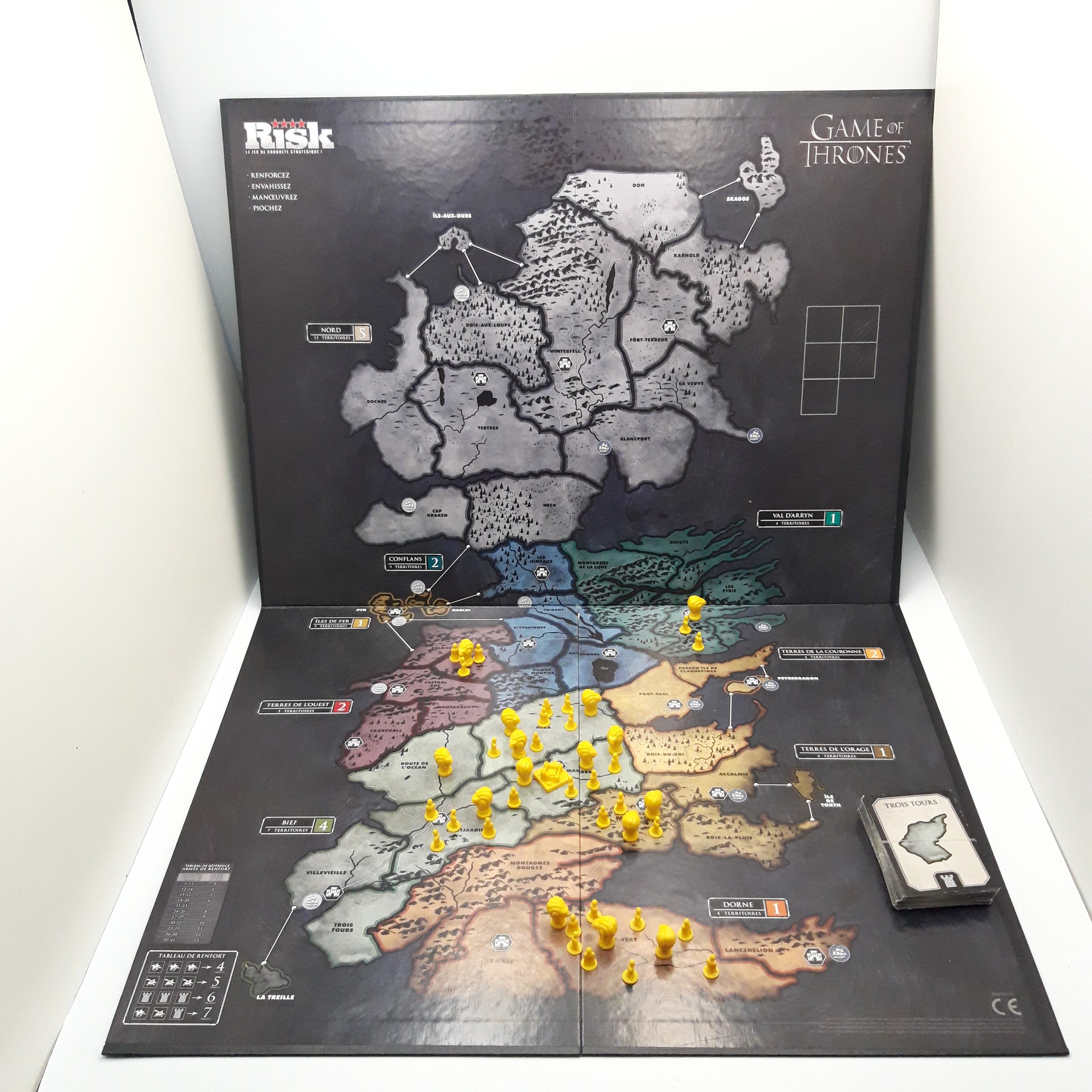 Risk "le jeu de conquête stratégique" game of thrones, édition westeros - Bon état - Photo 6