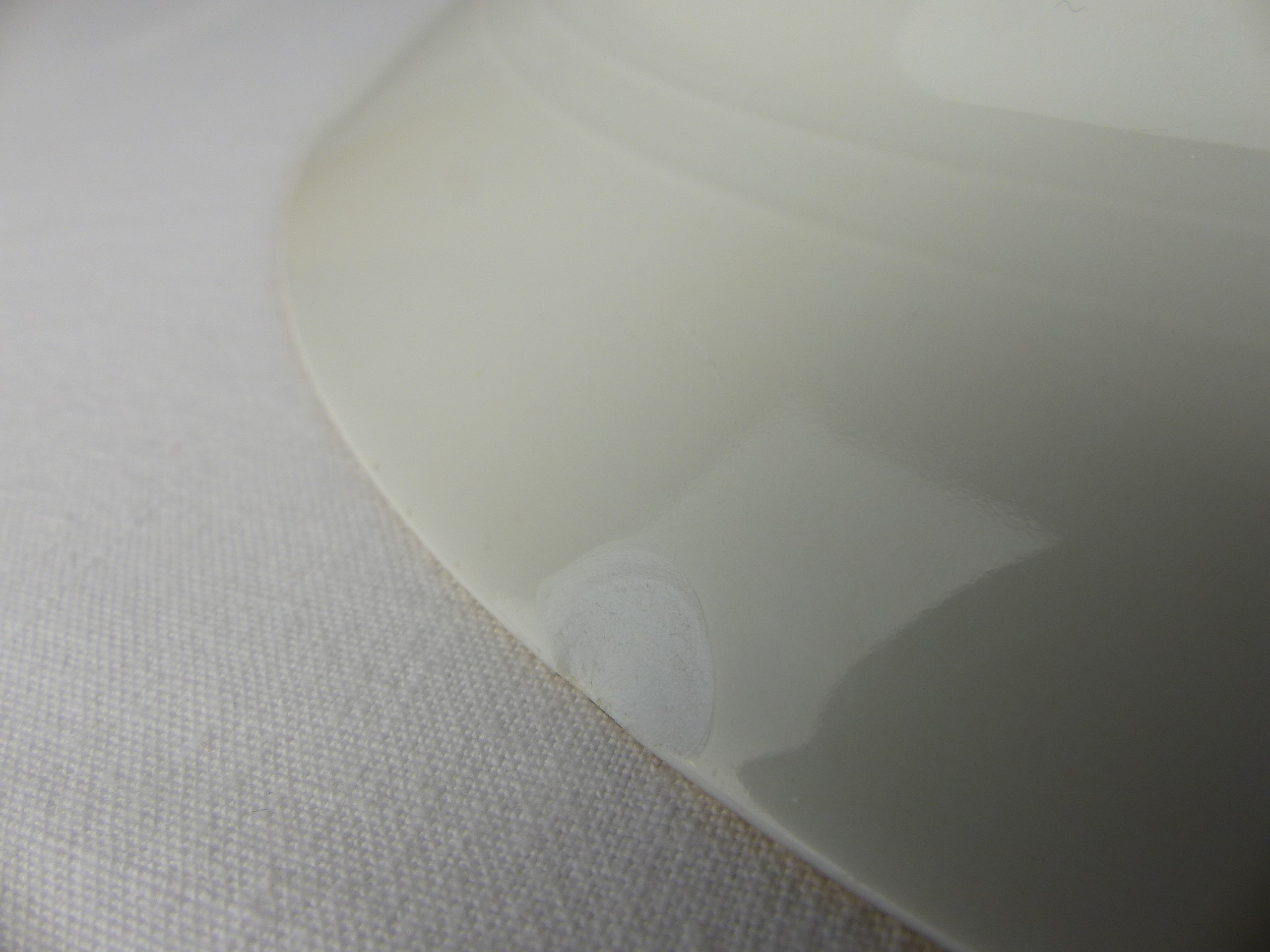 Plat rond en porcelaine de Limoges, Salmon & Cie, ULIM, 1940, France, 32 cm - Bon état - Photo 7