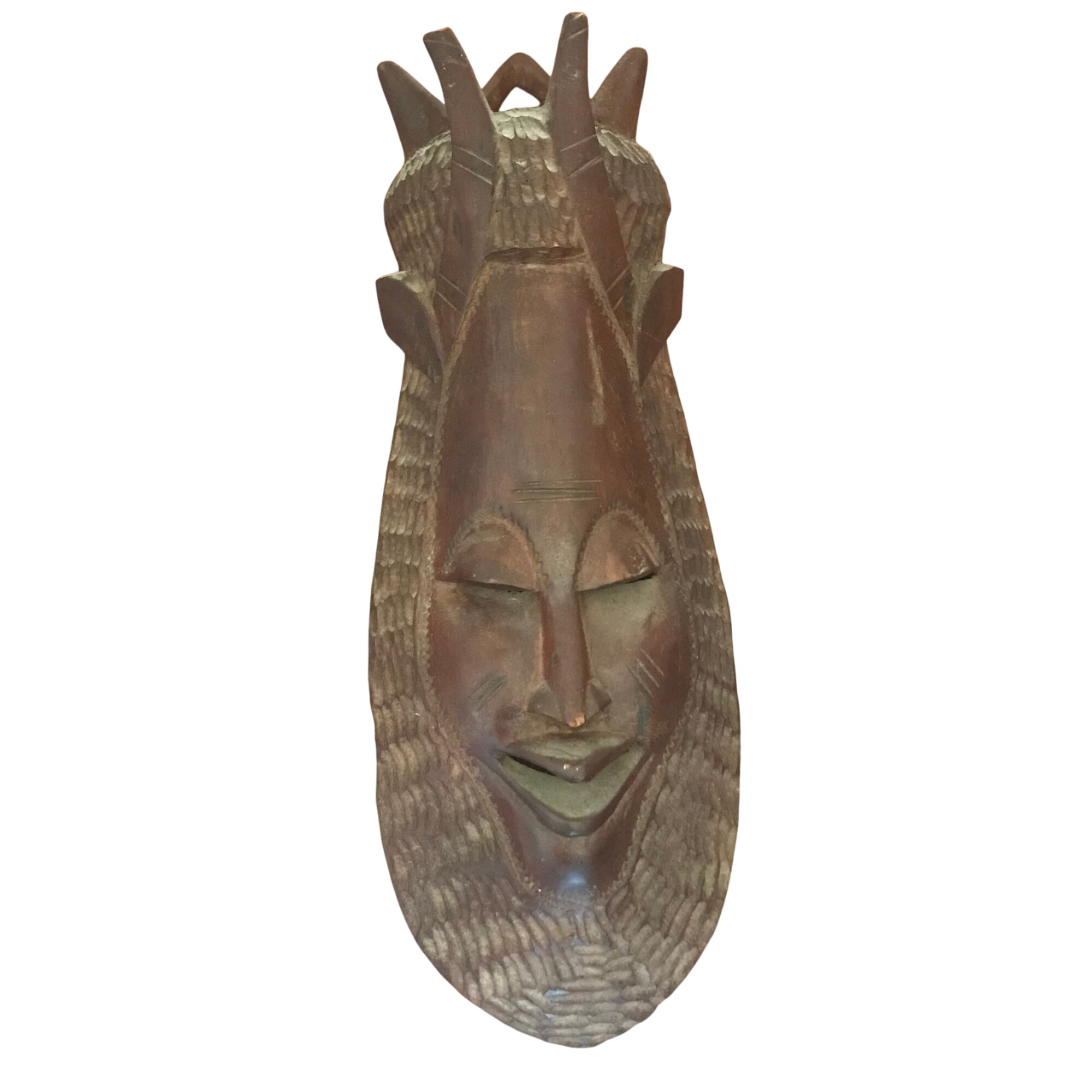 Masque Tribal Africain Probable Senegal - Photo 0