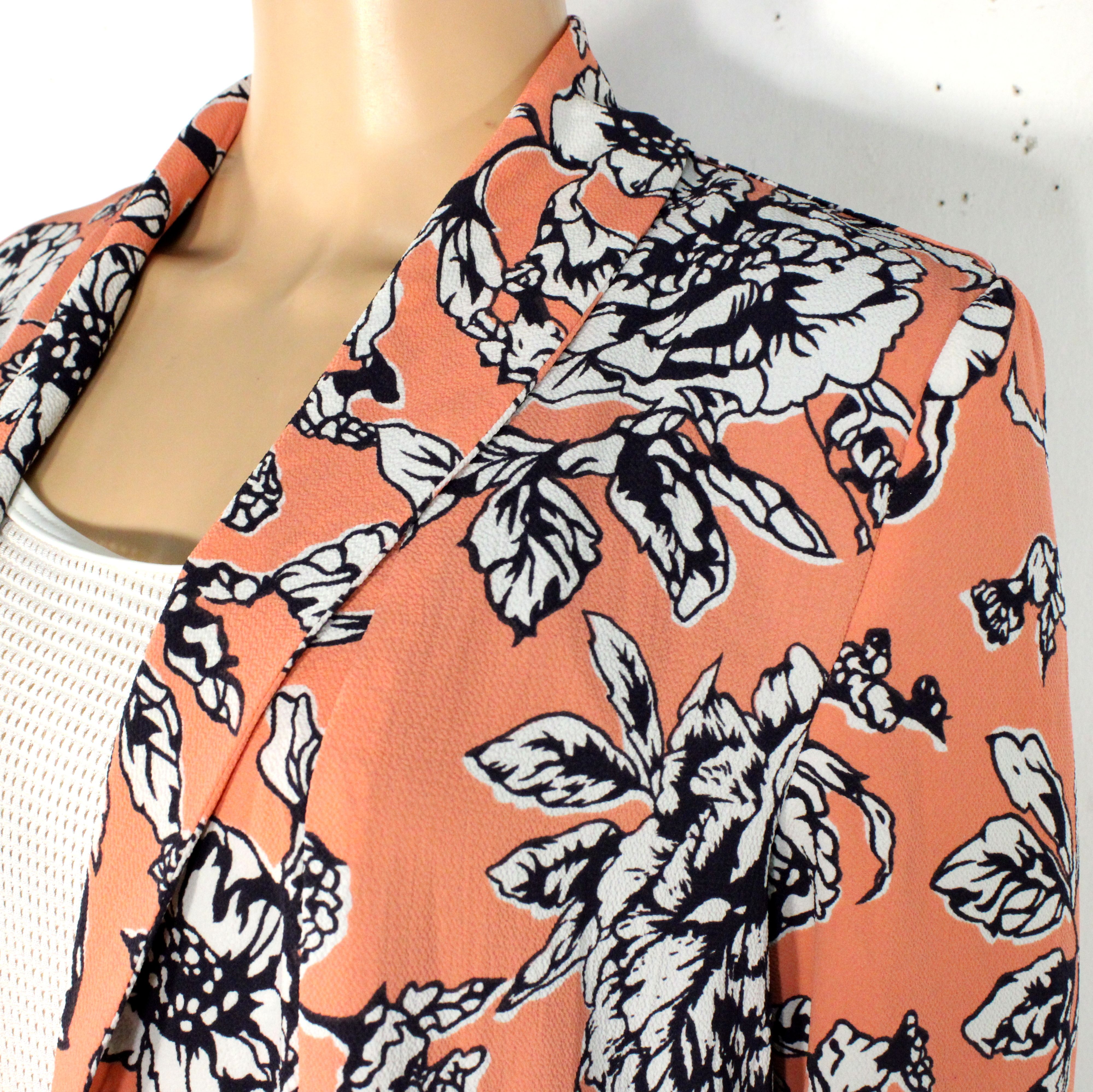 Veste Femme Rose Fleurie PIMKIE Taille Estimée S / M - Photo 4