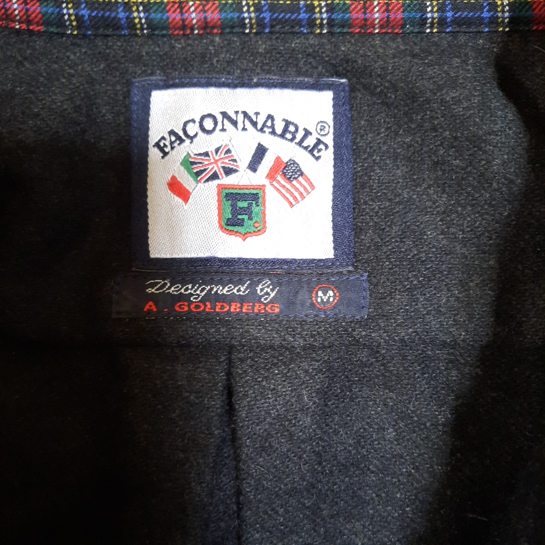 chemisier/blouson gris et noir sport chic Façonnable T M Très bon état - Vue 3 - 