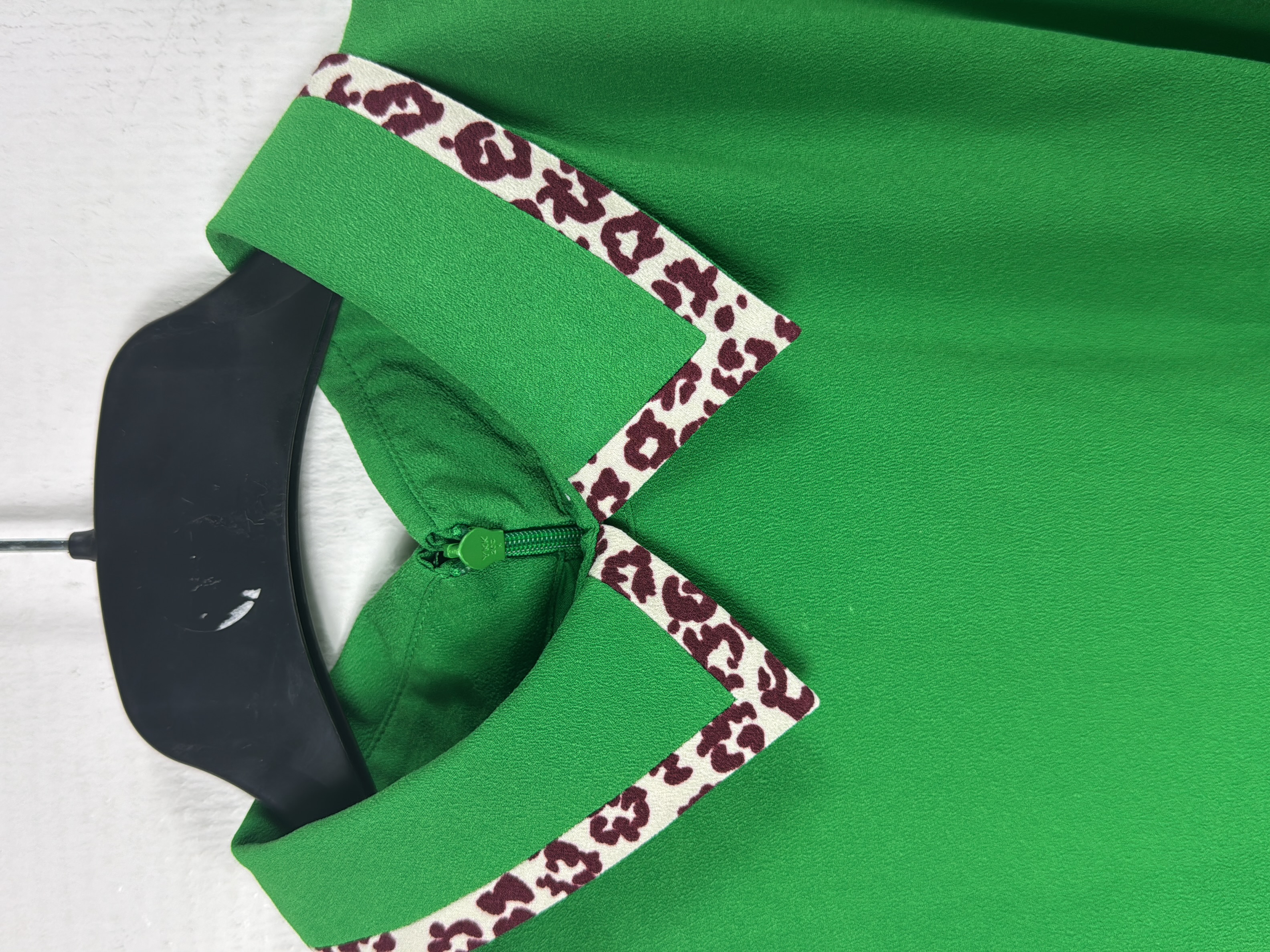 Robe verte Essentiel antwerp 💚 Léopard ceinture S - Photo 3