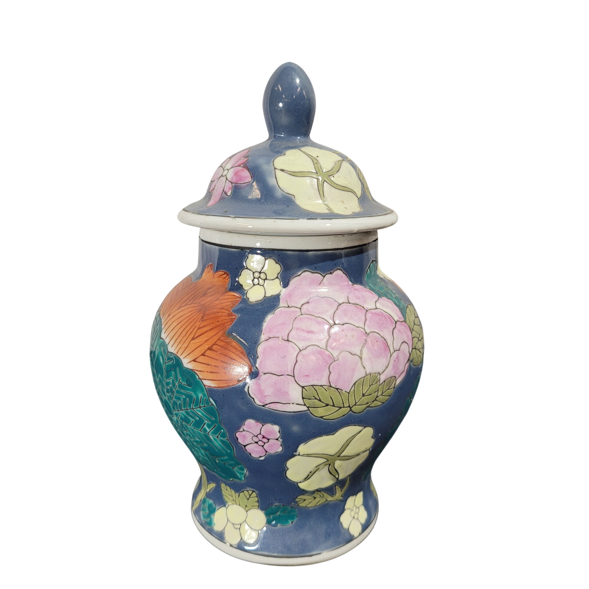 Acheter Pot à gingembre chinois et son couvercle Très bon état - 10,00 € Pot à gingembre chinois et son couvercle Très bon état - reconditionné disponible sur Label Emmaüs