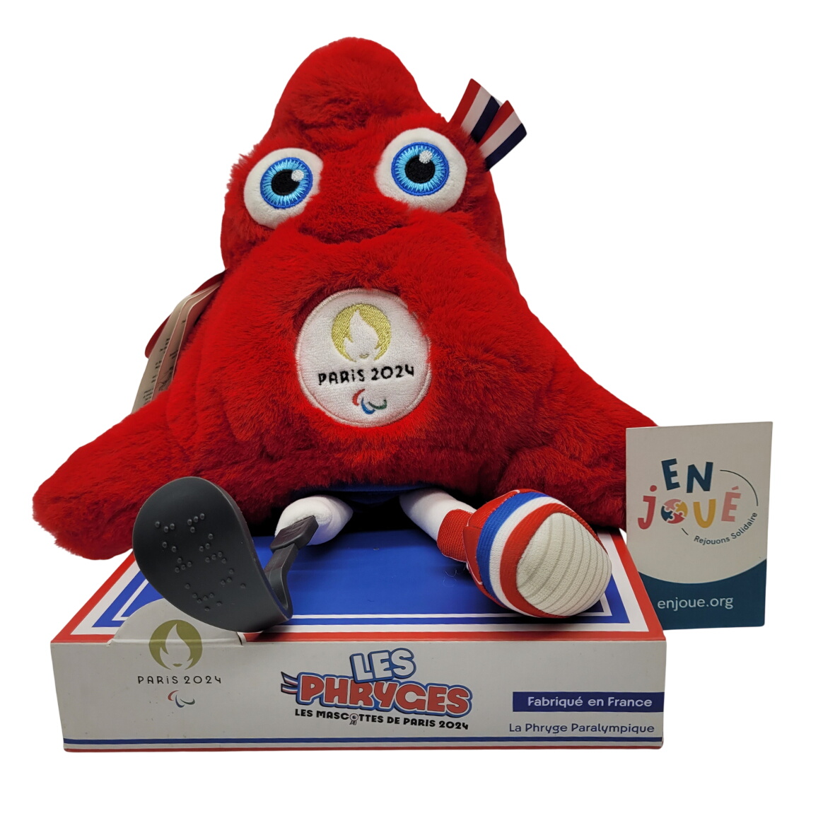 Peluche - La Phryge Paralympique - Paris 2024 - Doudou et Compagnie - À partir de 18 mois. Comme neuf -  reconditionné disponible sur Label Emmaüs