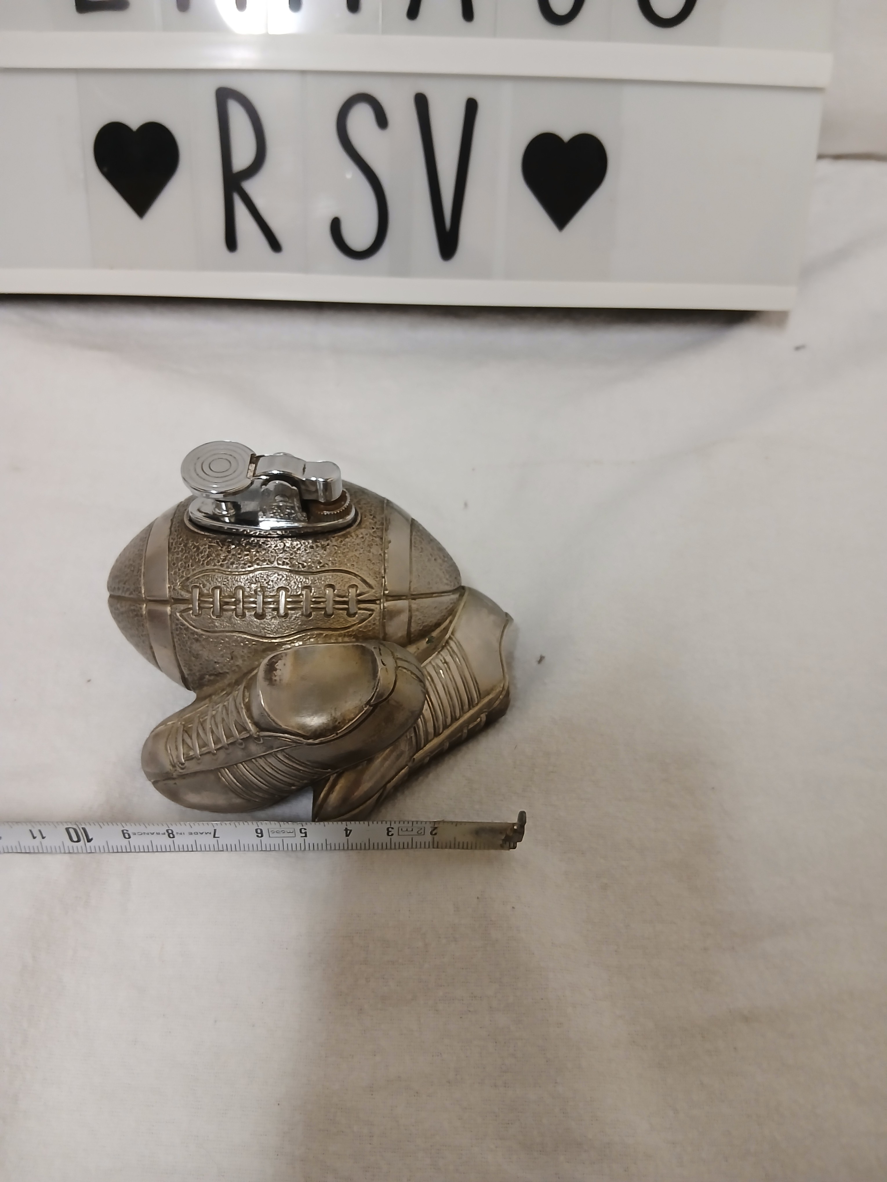 Briquet de table ballon de rugby Très bon état - Vue 5 - 
