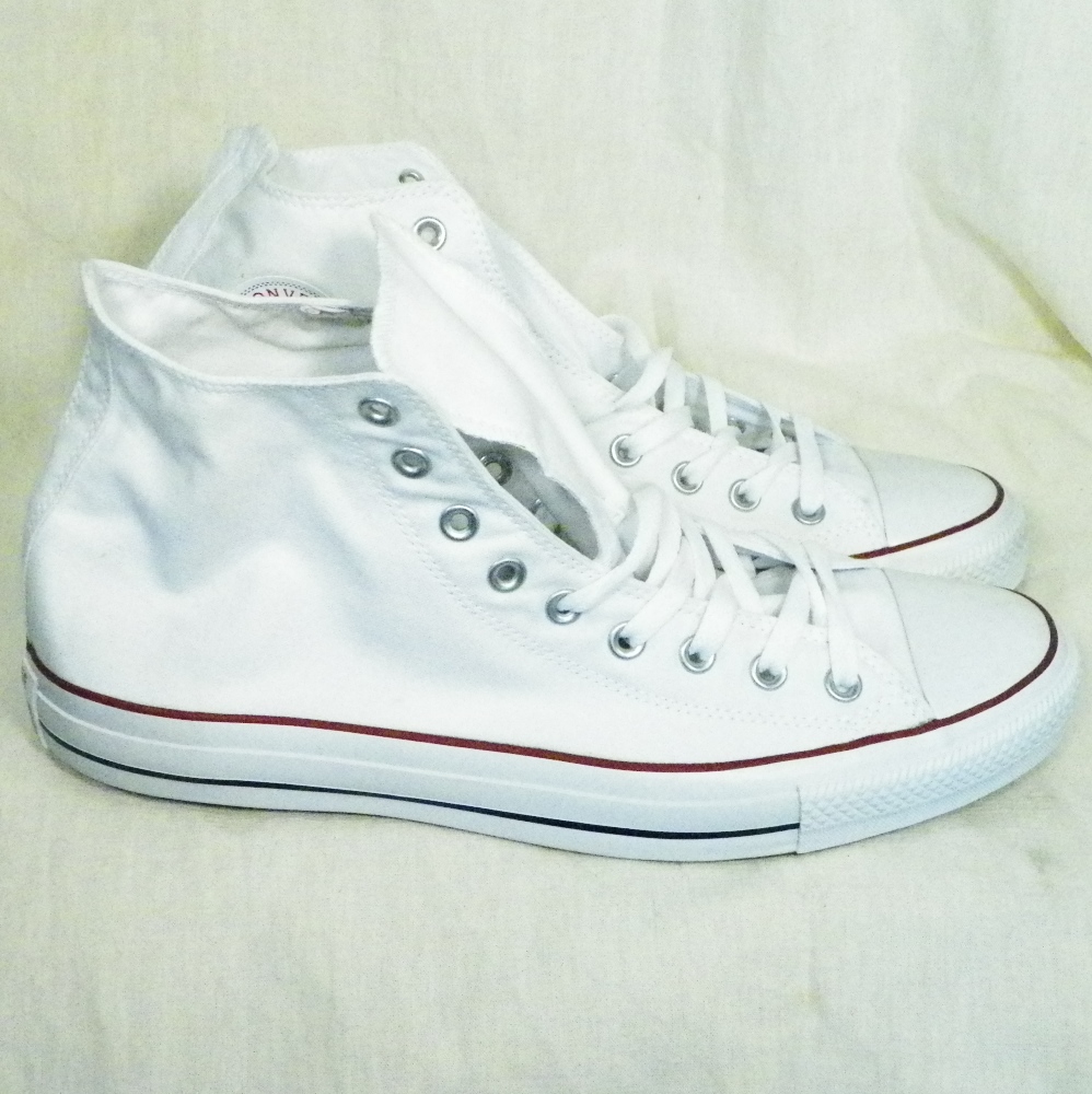 Chaussure Homme Blanche CONVERSE T 51.5. Comme neuf - Vue 3 - 