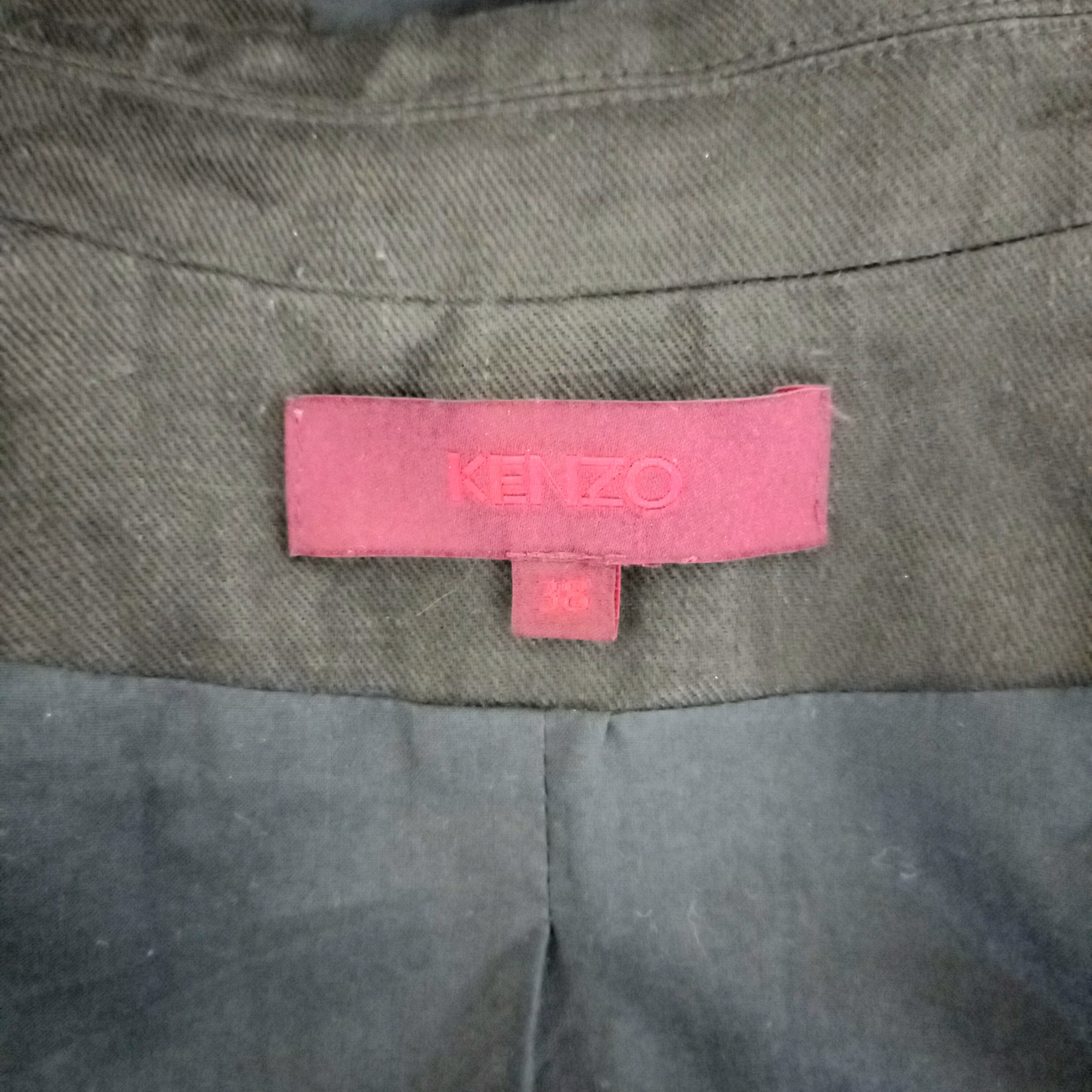 Blazer femme, de couleur noire, de marque Kenzo, taille 38 - Photo 3