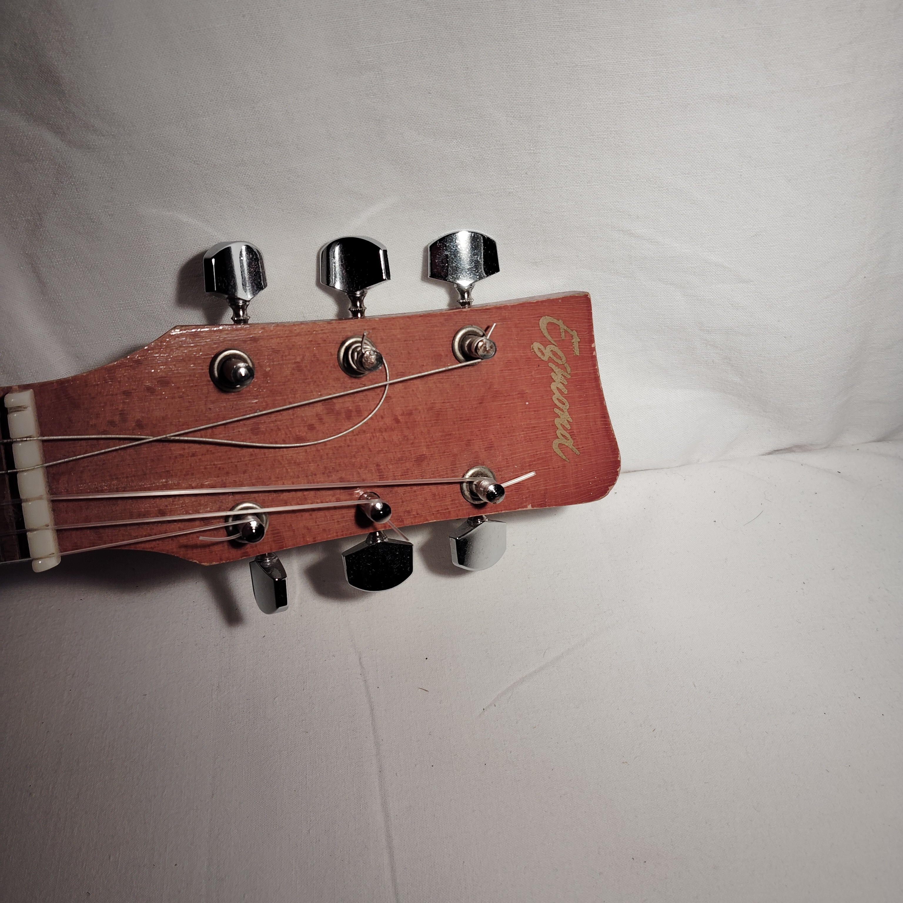 Guitare acoustique Egmond Brothers of Holland avec étui de transport et tuyau de tangage - Photo 12