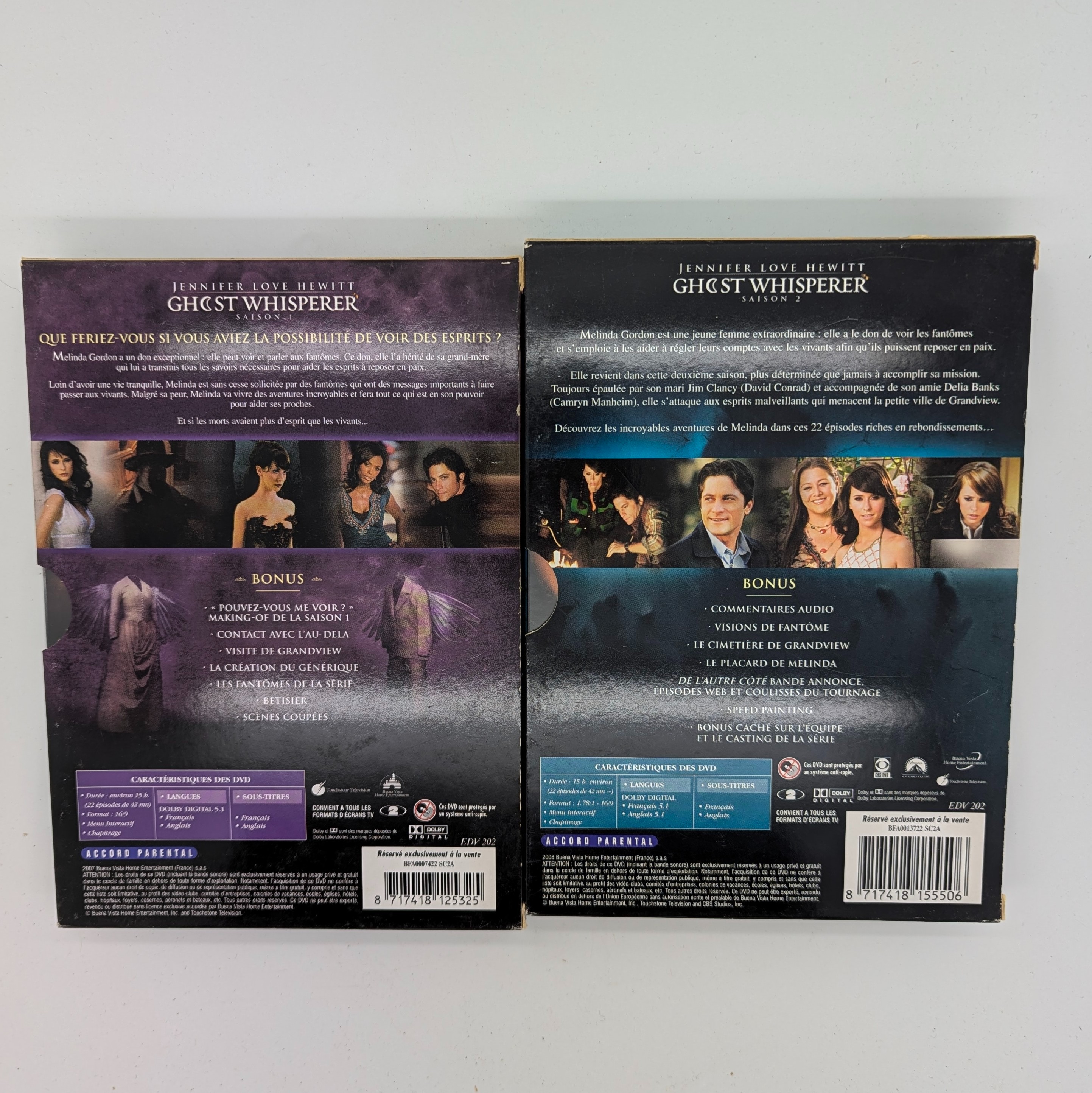 COFFRET dvd Ghost Whisperer saison 1 & 2 Très bon état - Vue 2 - 