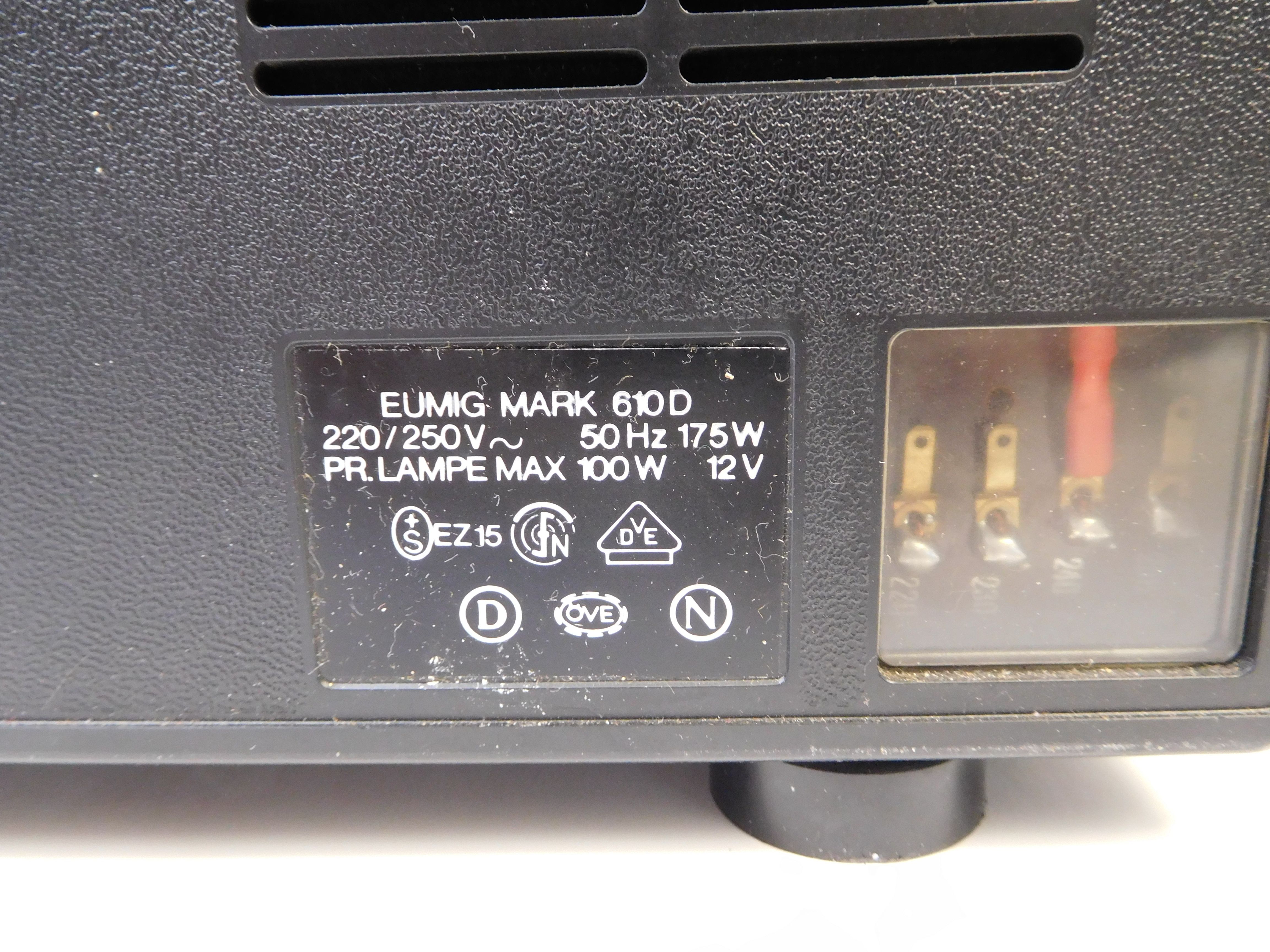 Projecteur Film Eumig Mark 610 D°° - Photo 17