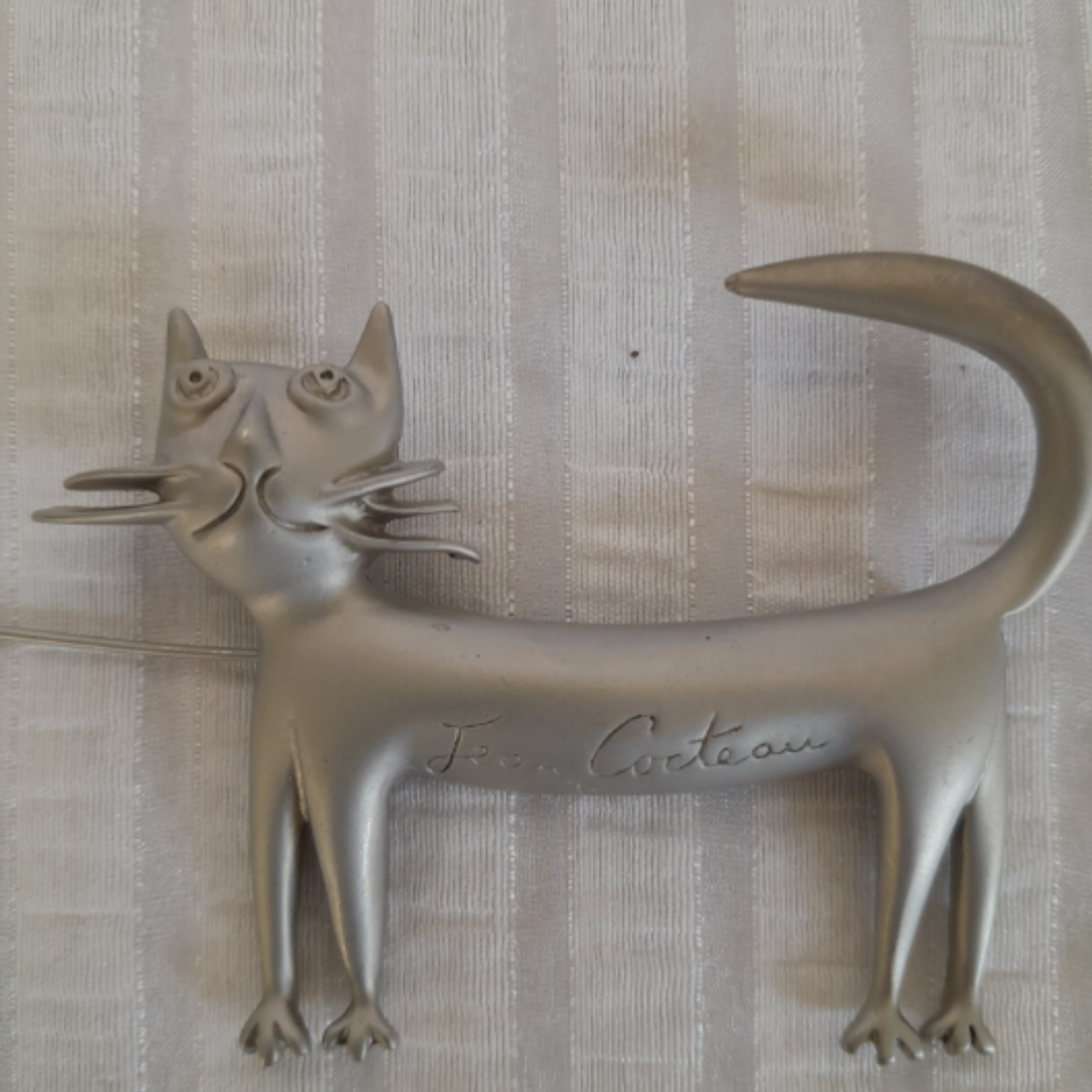 BROCHE-CHAT, Bijou 1997, signé JEAN COCTEAU, éditions MADELINE FLAMMARION - Très bon état - Photo 3