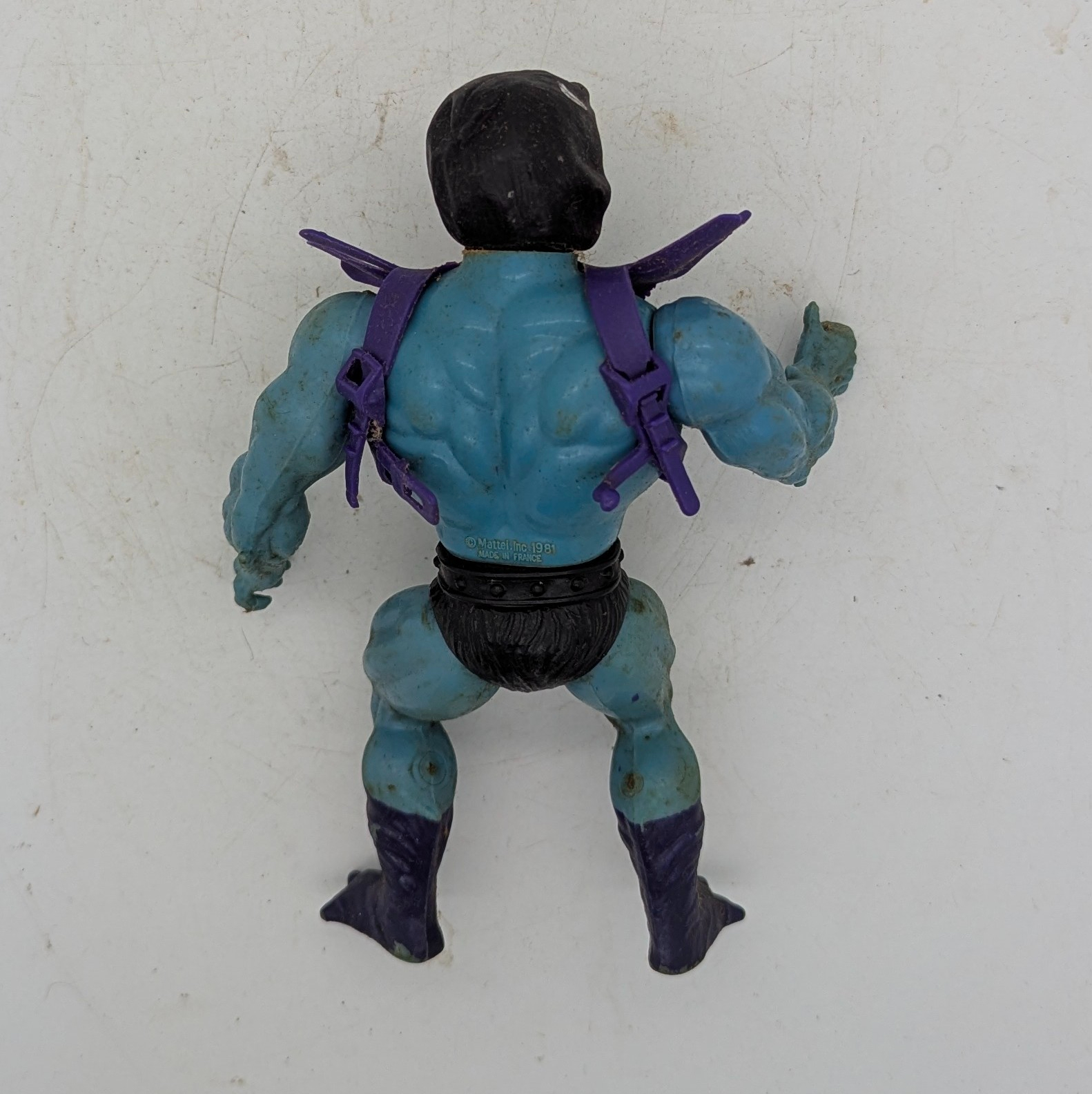 Figurine Skeletor - Maîtres de l'univers - 1981 - Made in France Très bon état - Vue 3 - 