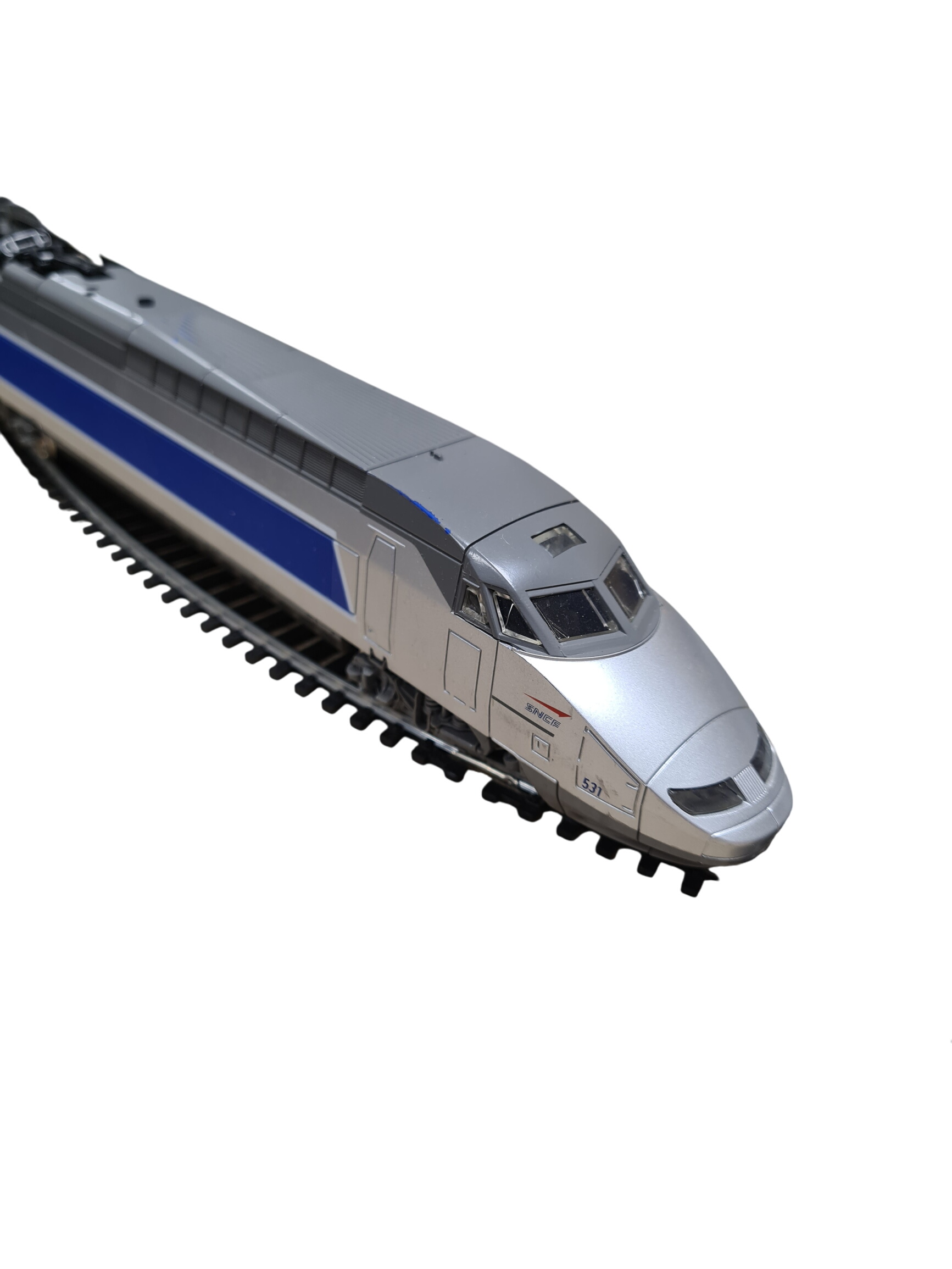Circuit - Mehano - TGV Atlantique avec maquette Plastique Bon état - Vue 3 - 