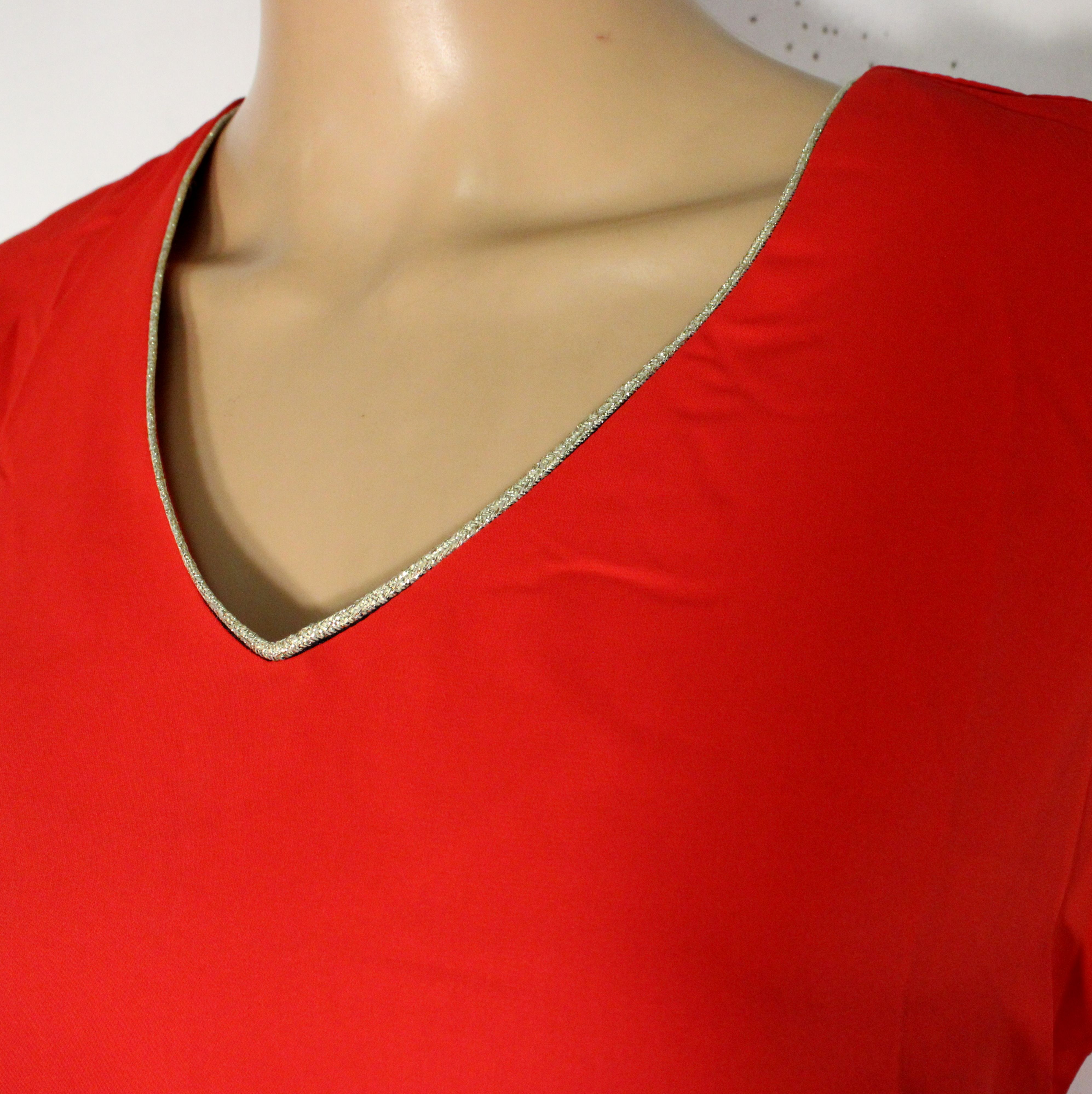 Robe Rouge & Dorée EMMA ELLA Taille M Comme neuf - Vue 5 - 