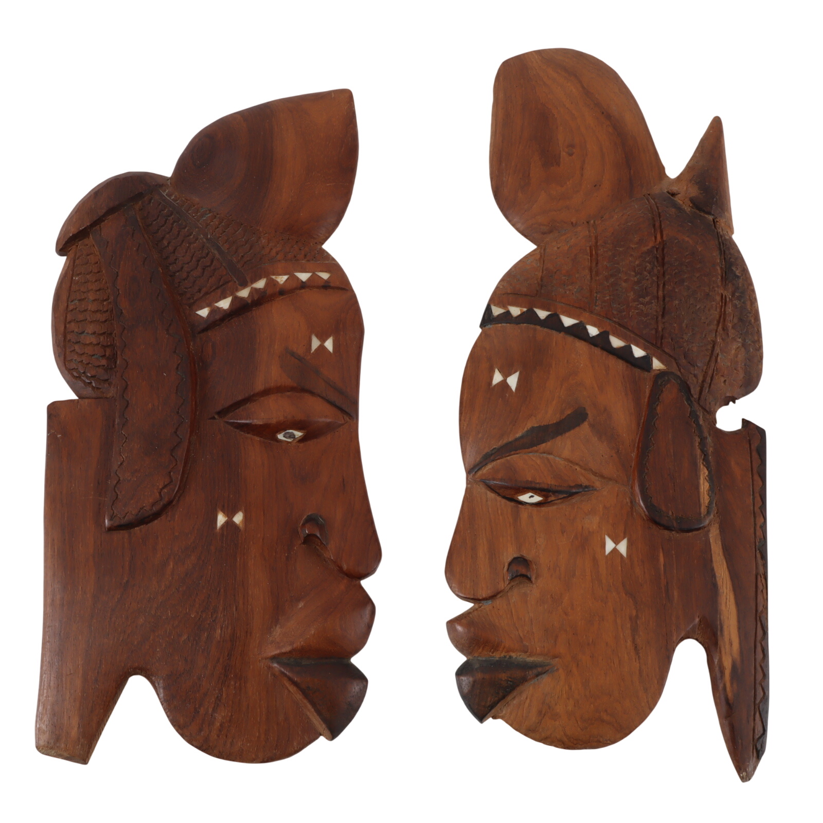 Deux masques africains - Photo 0