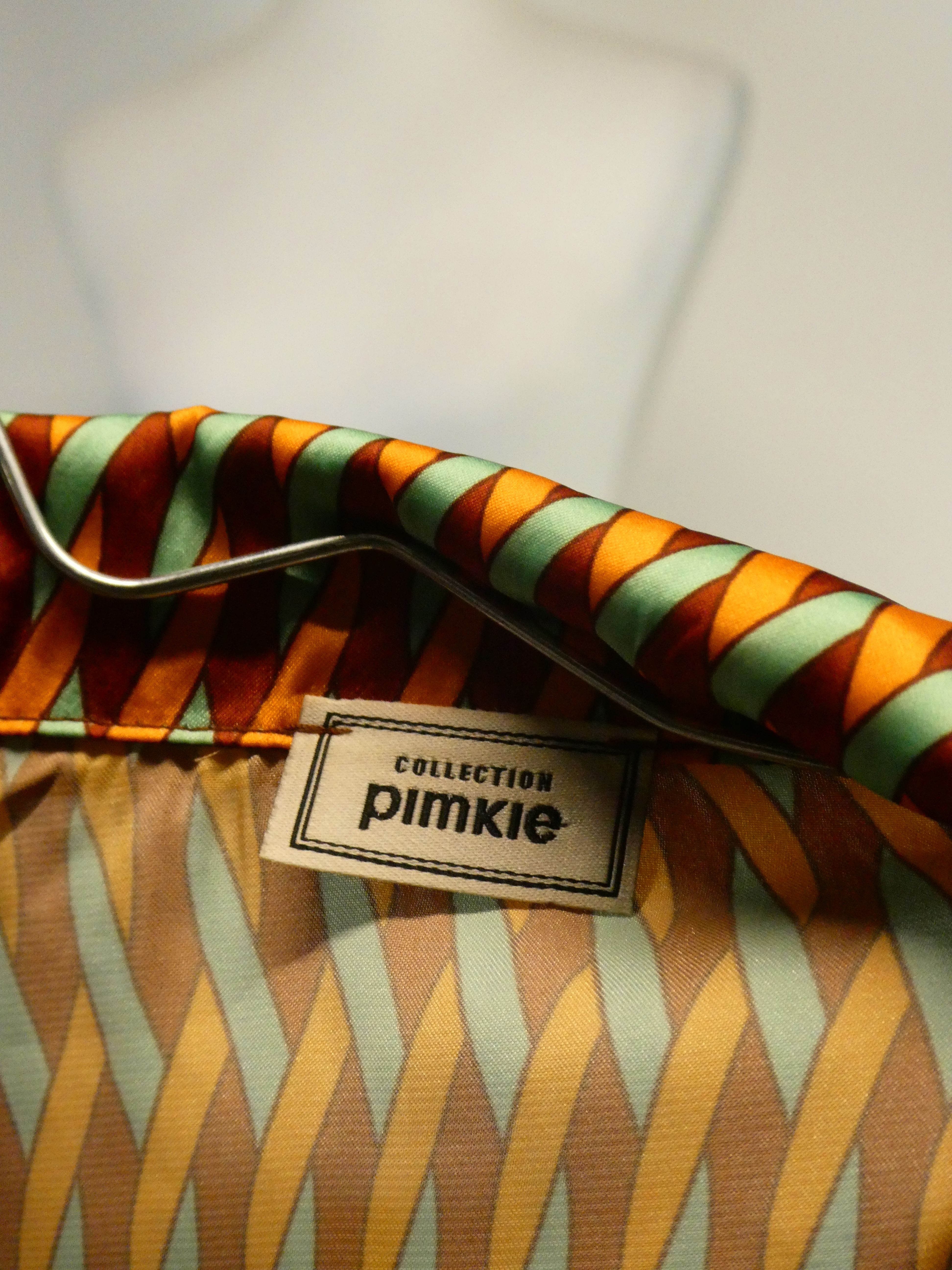 Pimkie chemise manches longues encolure tailleur à motif linéaire - Taille L - Photo 12