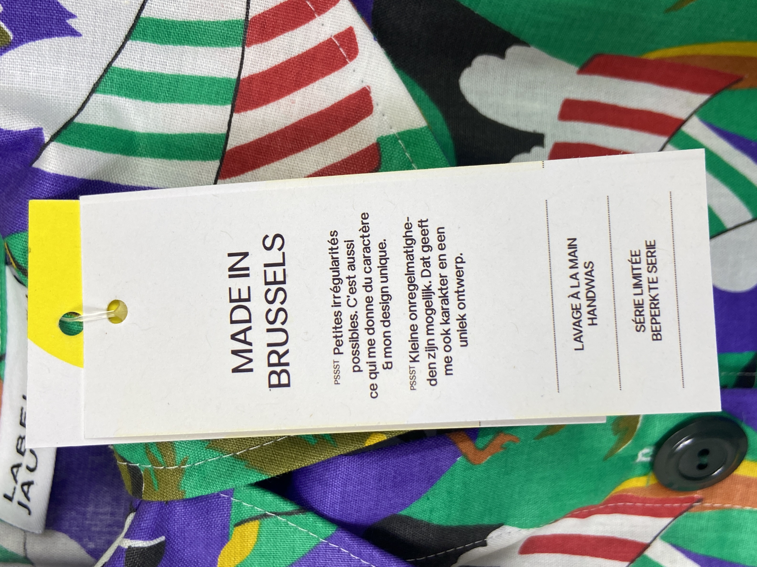 Chemise veste motifs colorés Label jaune 🌴 - Photo 3