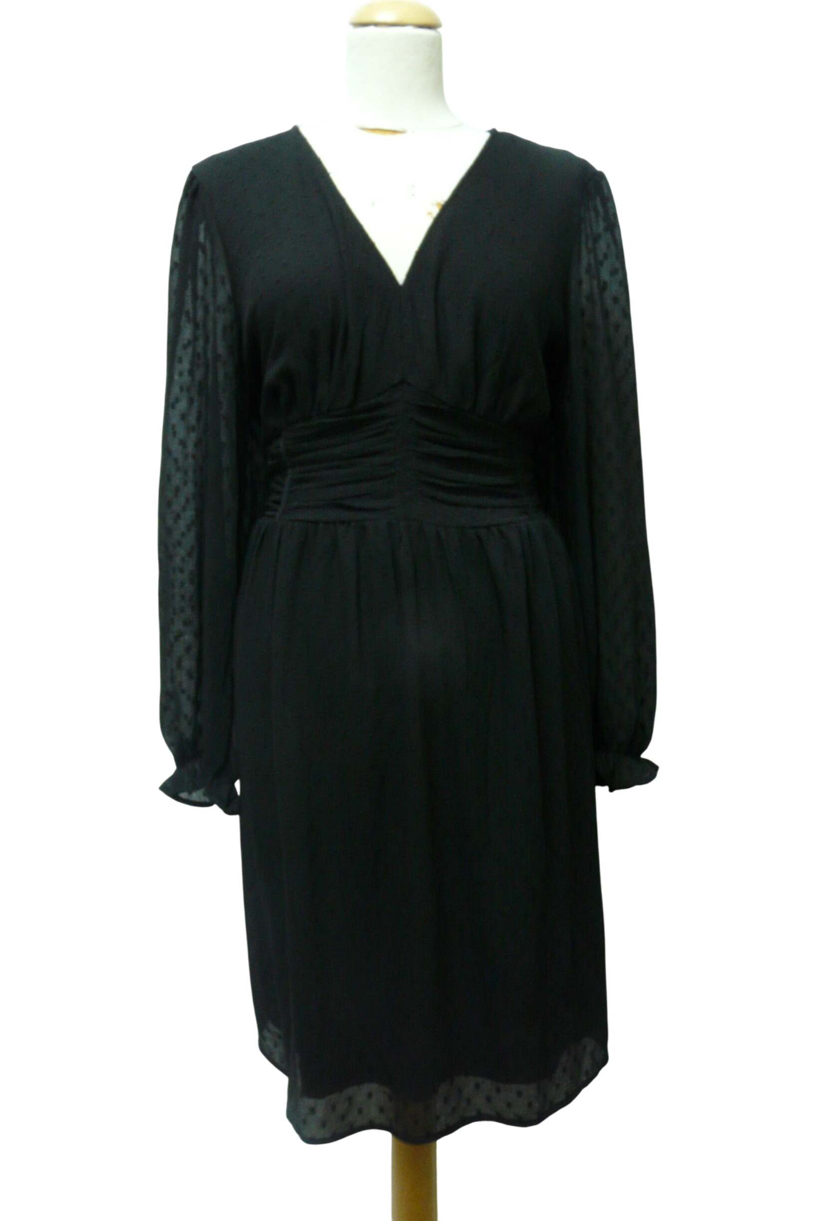 RF350 - Robe  motifs plumetis - Clockhouse - Taille 48 - C&A - Modalova