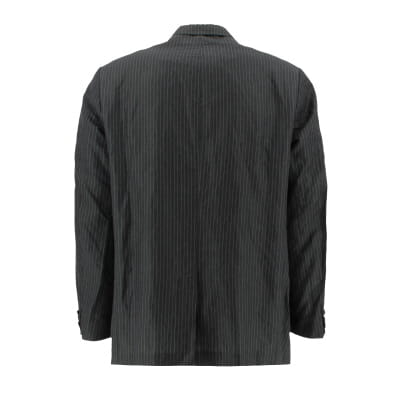 Voir photo 2 de Veste grise à rayures - Homme - NEW MAN - Taille 52 Veste grise à rayures - Homme - NEW MAN - Taille 52 Bon état - Vue 2 -