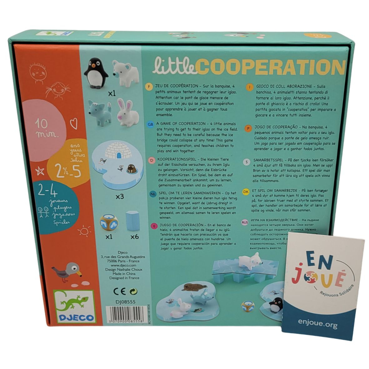 Voir photo 3 de Jeux de société - Little Coopération - Djeco - Dès 2 ans. Jeux de société - Little Coopération - Djeco - Dès 2 ans. - Vue 3 -