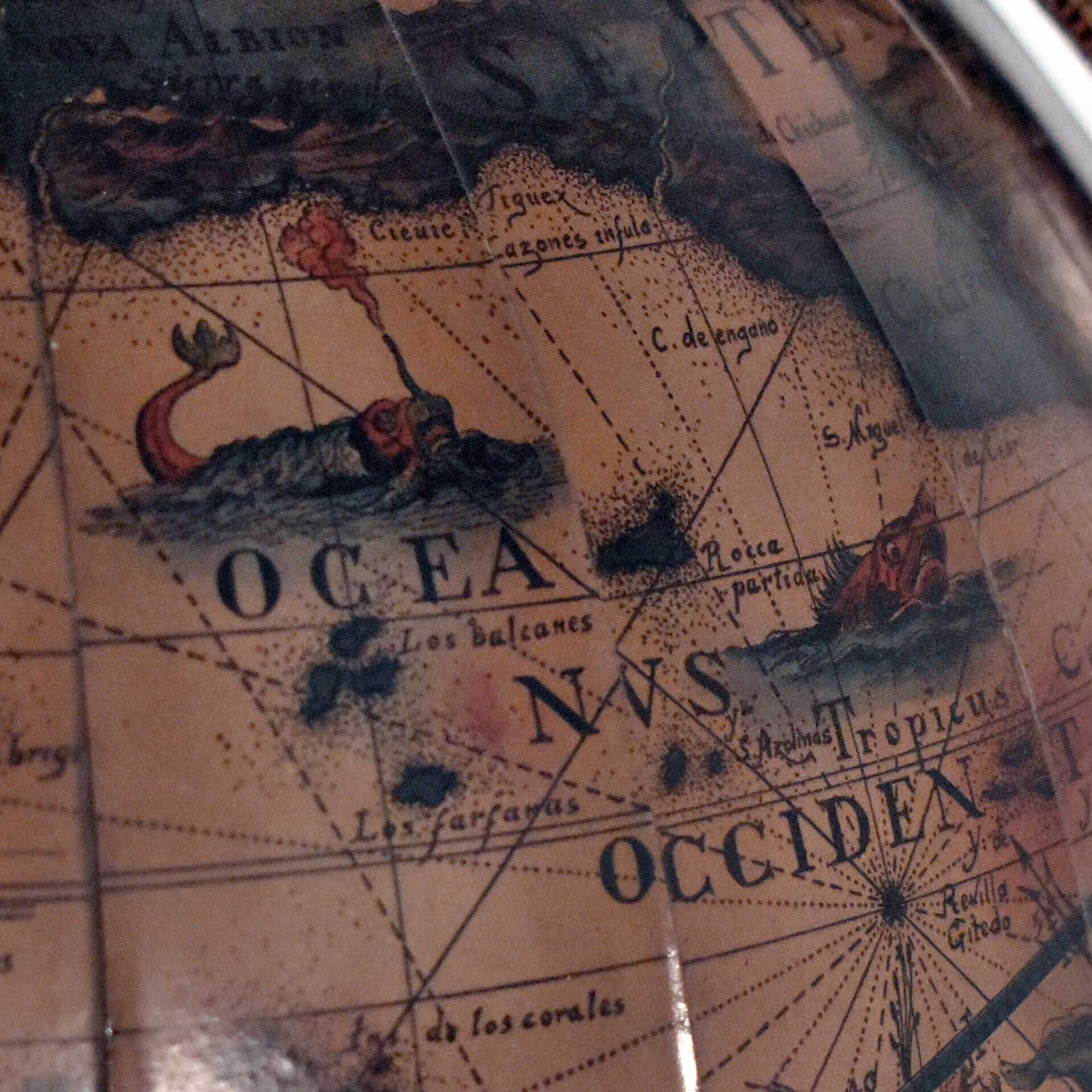 Bar de Table Globe Terrestre - Esprit Mercurio d'Oro - Luciano Cordeddy - Photo 21