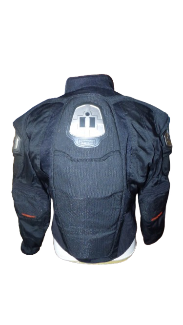 Voir photo 2 de Veste de moto homme ICON TIMAX TITANIUM Taille L Veste de moto homme ICON TIMAX TITANIUM Taille L - Vue 2 -