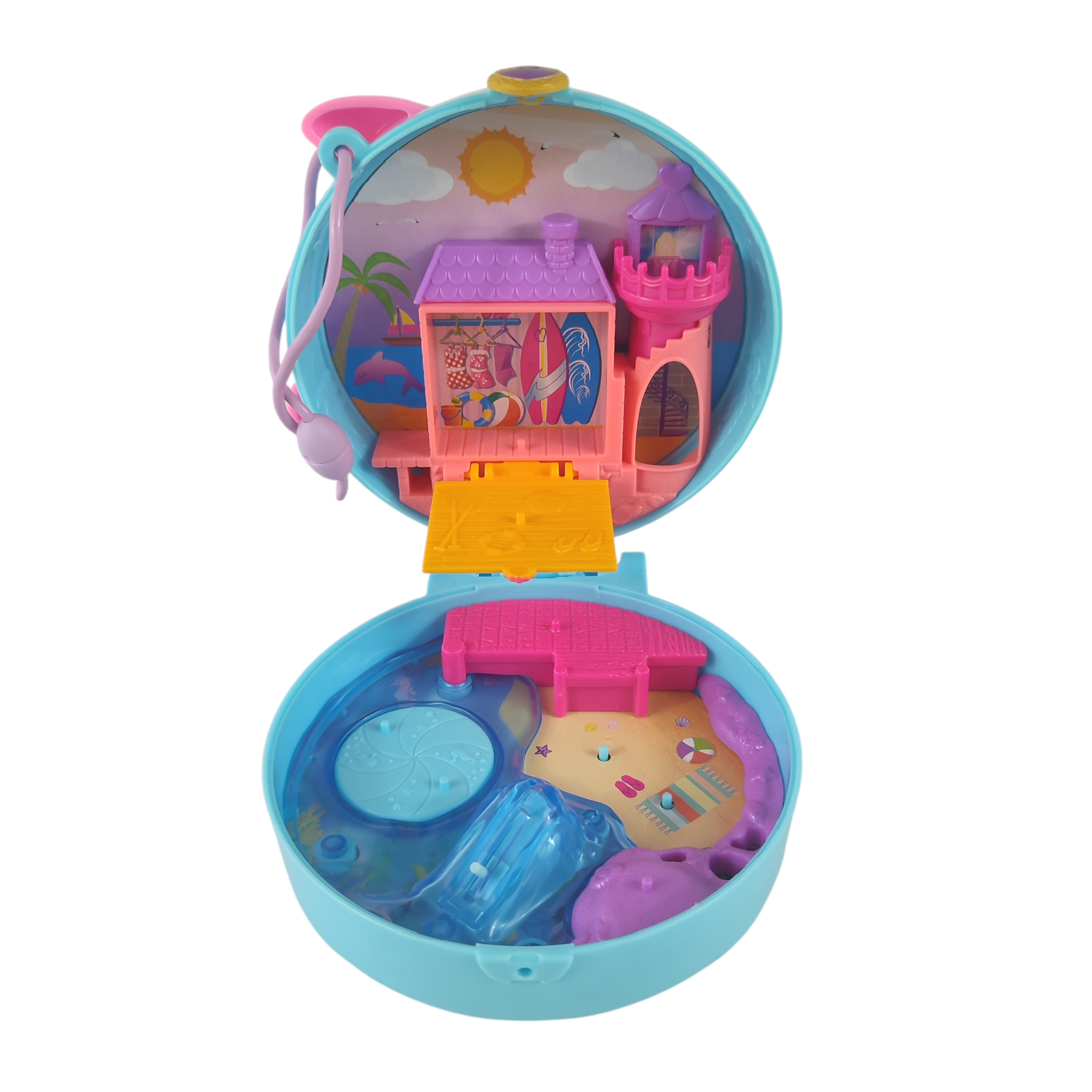Polly Pocket "La plage du dauphin" - Mattel 2020 (complet) Bon état - Vue 3 - 