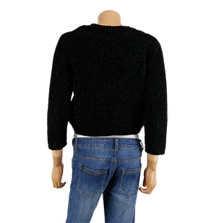 Boléro noir à fibres métallisées - Femme - In Extenso - Taille M - Photo 1