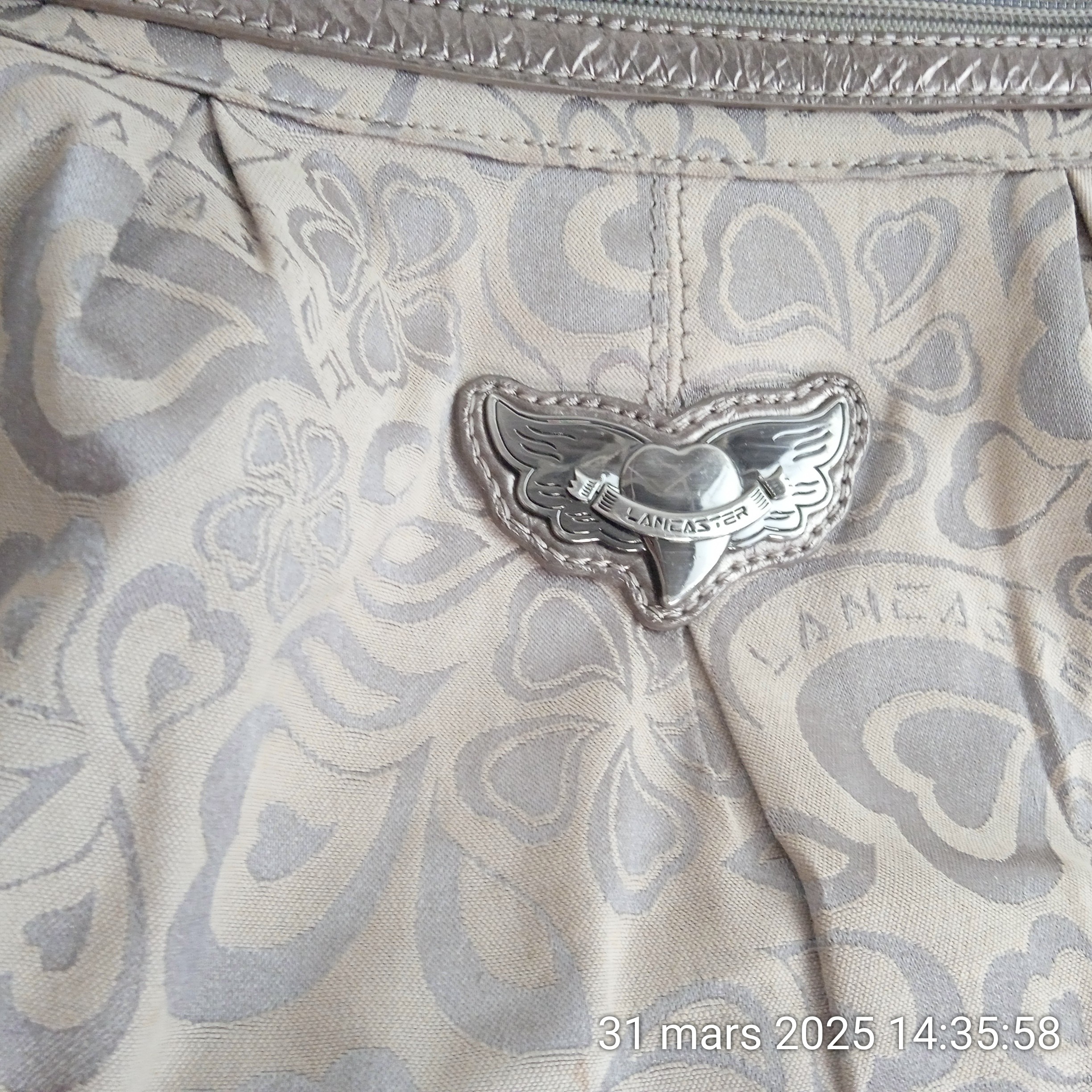 Sac à bandoulière LANCASTER en tissu - Photo 1