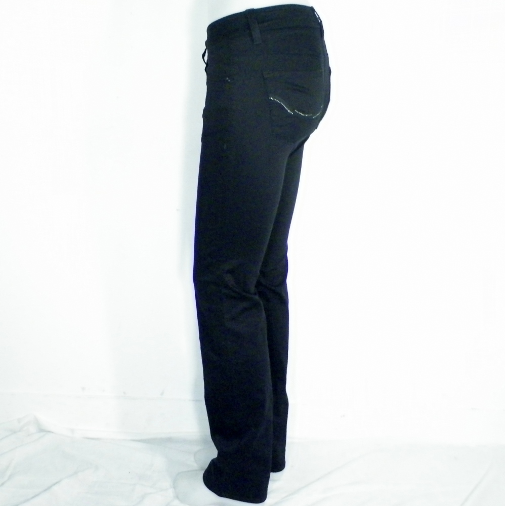 Pantalon Femme Noir GUESS Taille Estimée 34. Bon état - Vue 2 - 