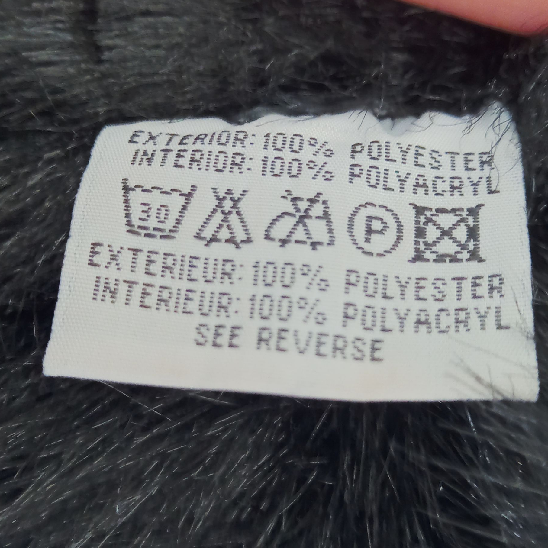 Manteau long femme Balmain fourrure - Noir - 42 - Bon état - Photo 4