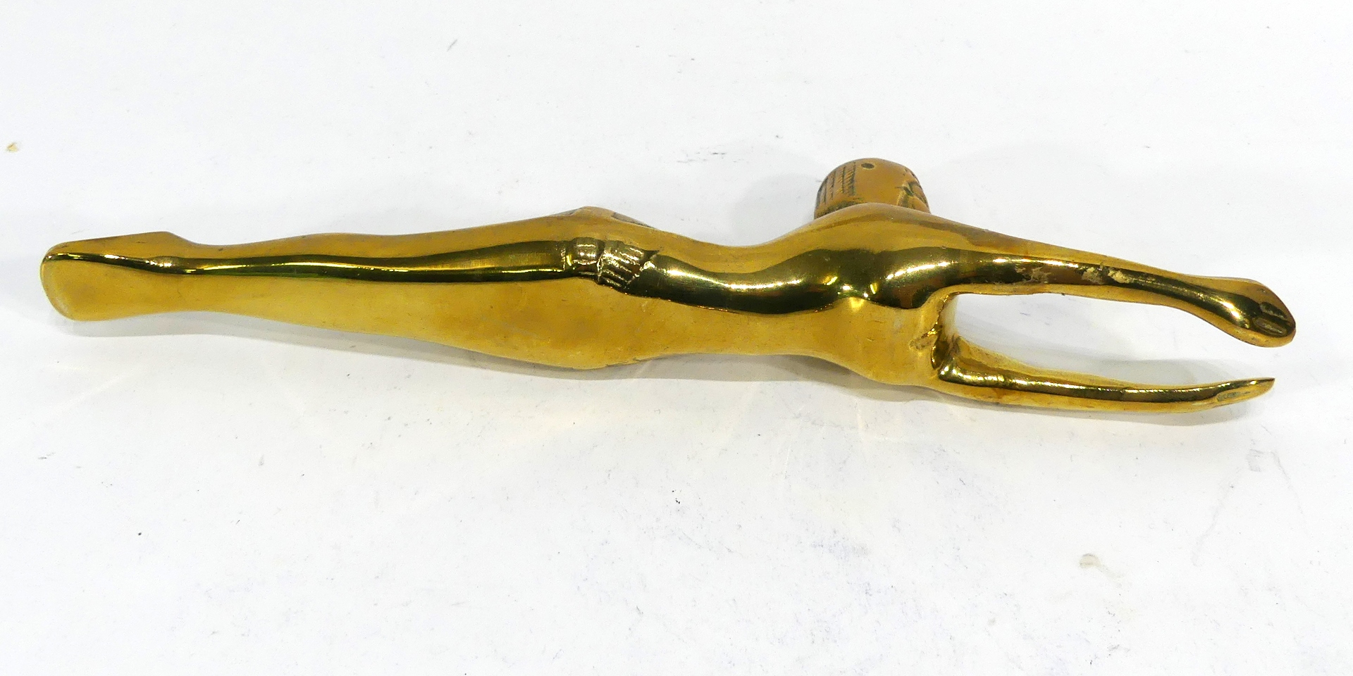Nageuse Égyptienne Cuillère à Fard en Bronze - Photo 12