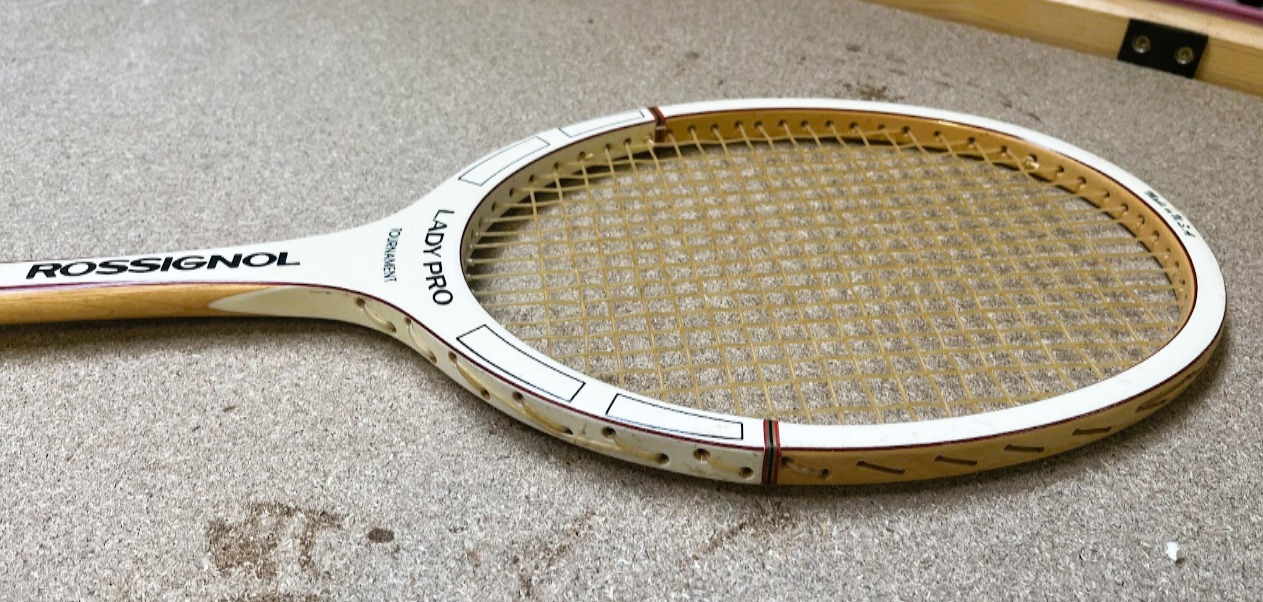 Raquette de tennis Rossignol vintage "Lady Pro Tournament" Bon état - Vue 6 - 