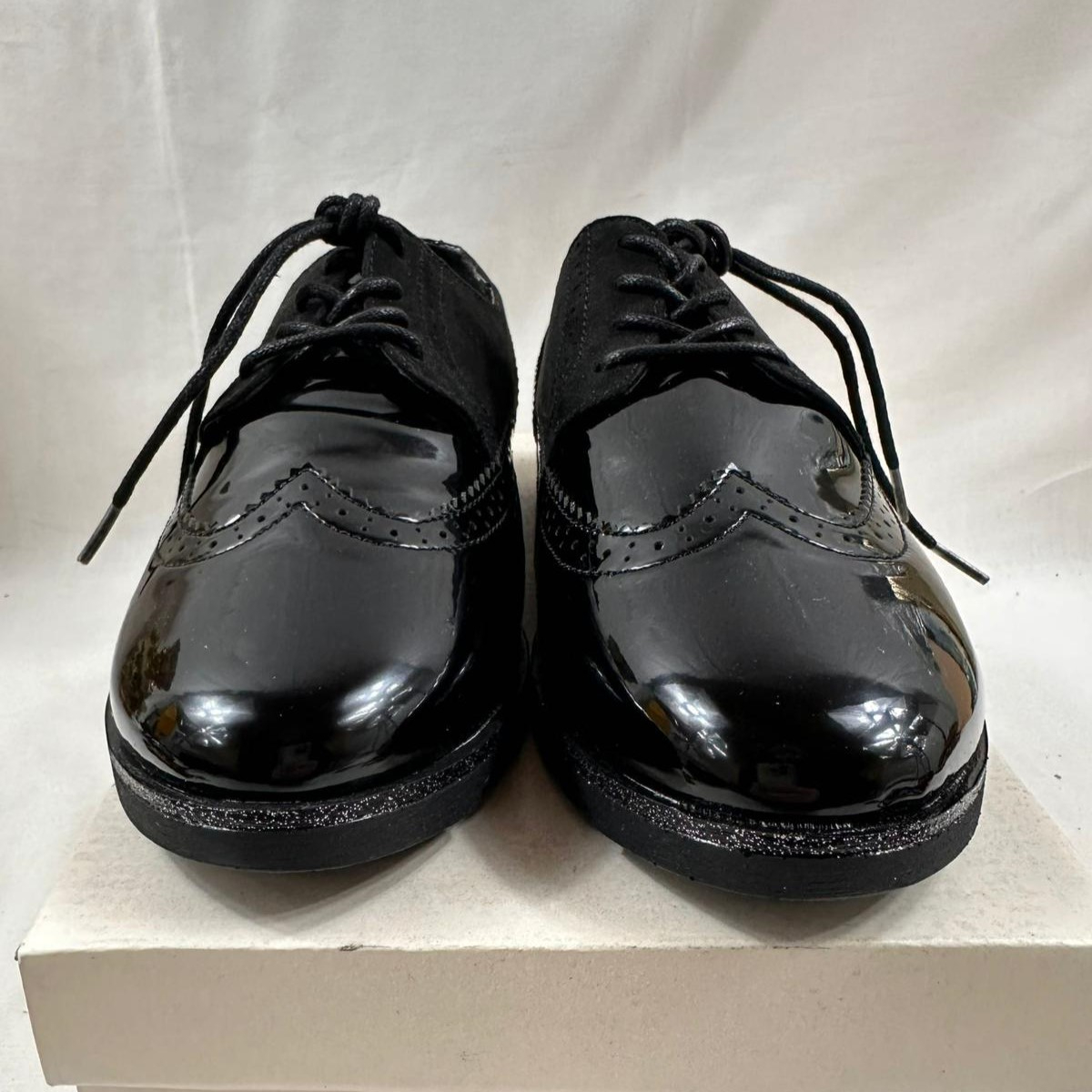 Chaussures plates derbies Femme T40 Anna Fieldver noires vernies - Comme neuf - Photo 3