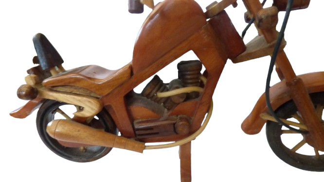 Harley Davidson décorative en bois - Photo 6