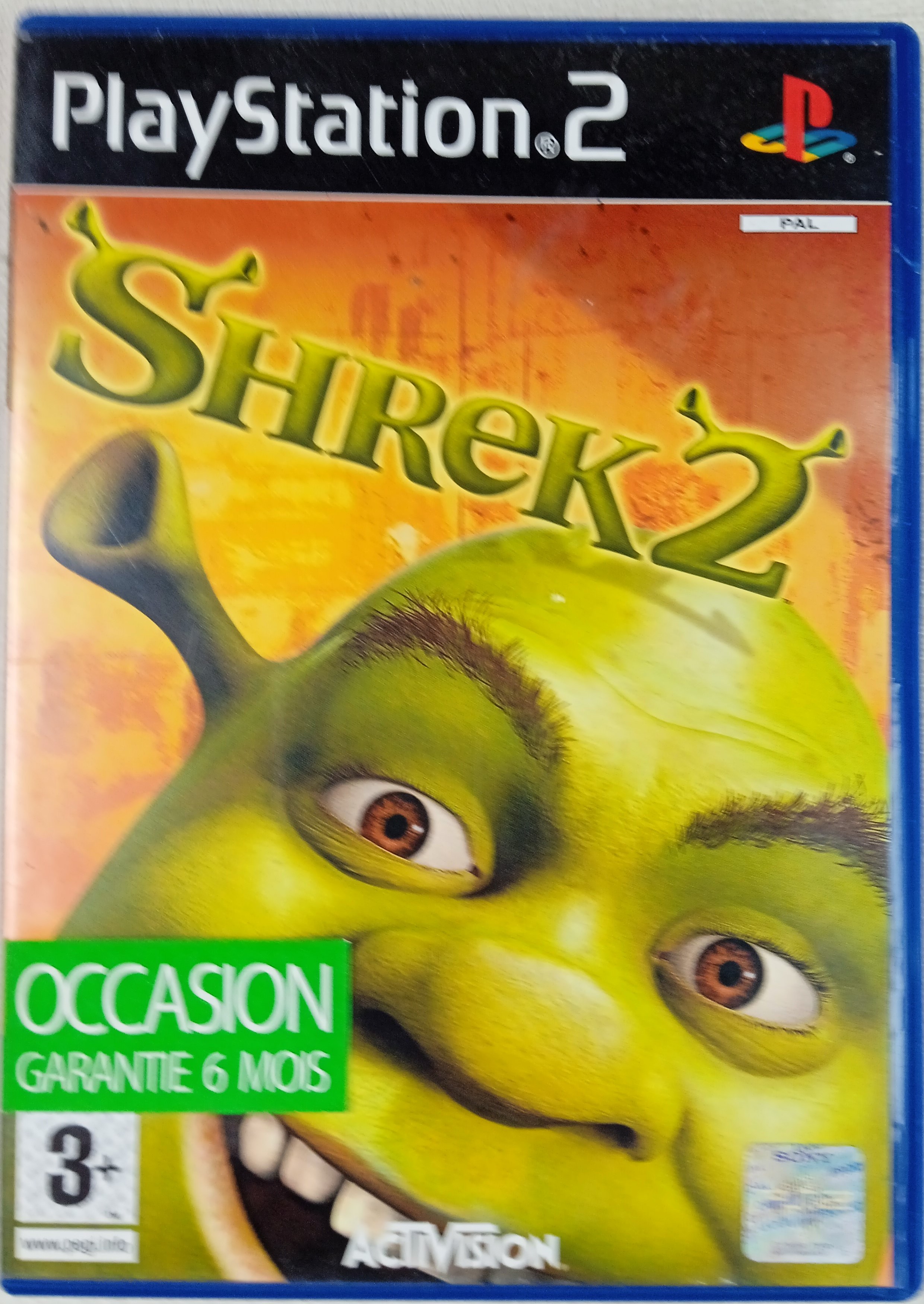 Lot de 6 jeux PS 2 ( livre de la jungle, Worms 3 D, Grranturismo 3, Arthur et les Minimoys, Tiger wood , Shrek 2 ) Bon état - Vue 6 - 