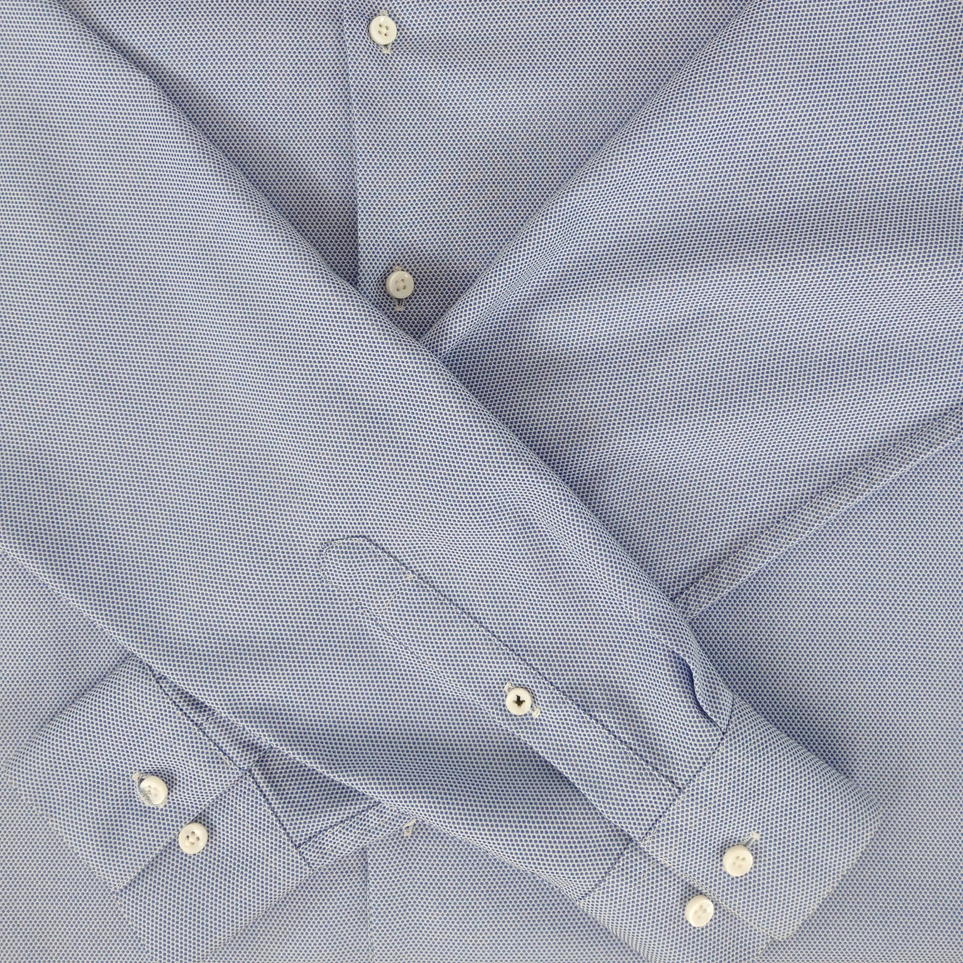 Chemise - homme - marque Burton - manches longues - couleur bleu clair - taille M (40) Très bon état - Vue 5 - 