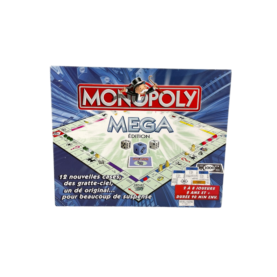 Monopoly - Mega édition- Édition 2007 Comme neuf -  reconditionné disponible sur Label Emmaüs