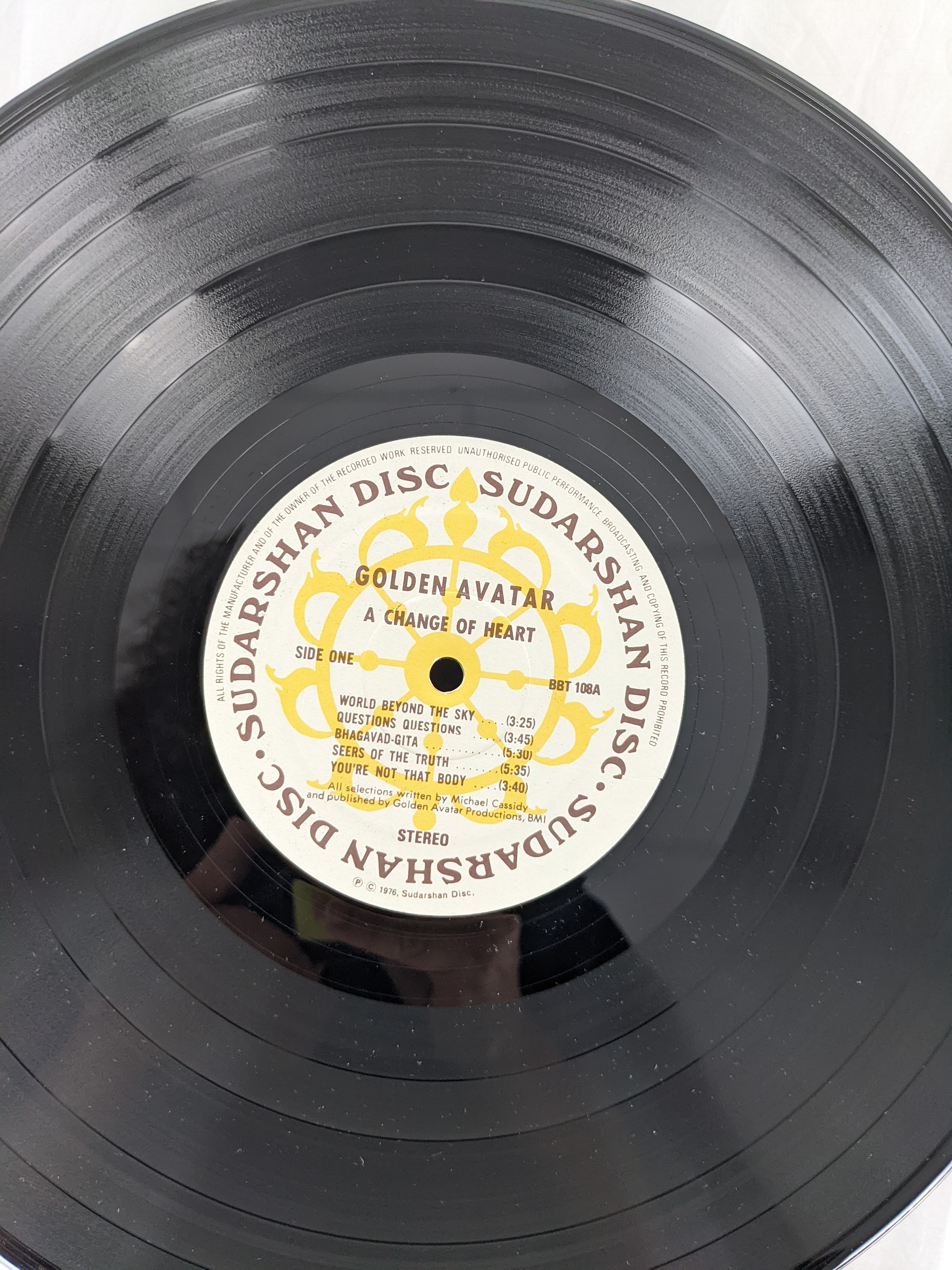 Voir photo 2 de Vinyle - Golden avatar a change of heart - 1976 Vinyle - Golden avatar a change of heart - 1976 - Vue 2 -