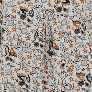Voir photo 3 de Blouse blanche imprimée - Femme - BONOBO - Taille M Blouse blanche imprimée - Femme - BONOBO - Taille M Très bon état - Vue 3 -