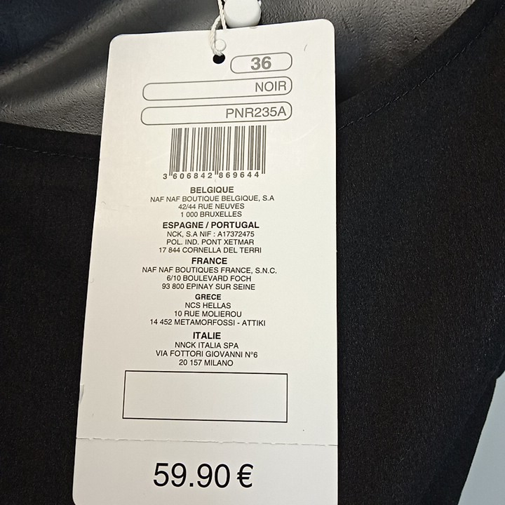 Robe de soirée "NAFNAF" Taille 36 Comme neuf - Vue 7 - 