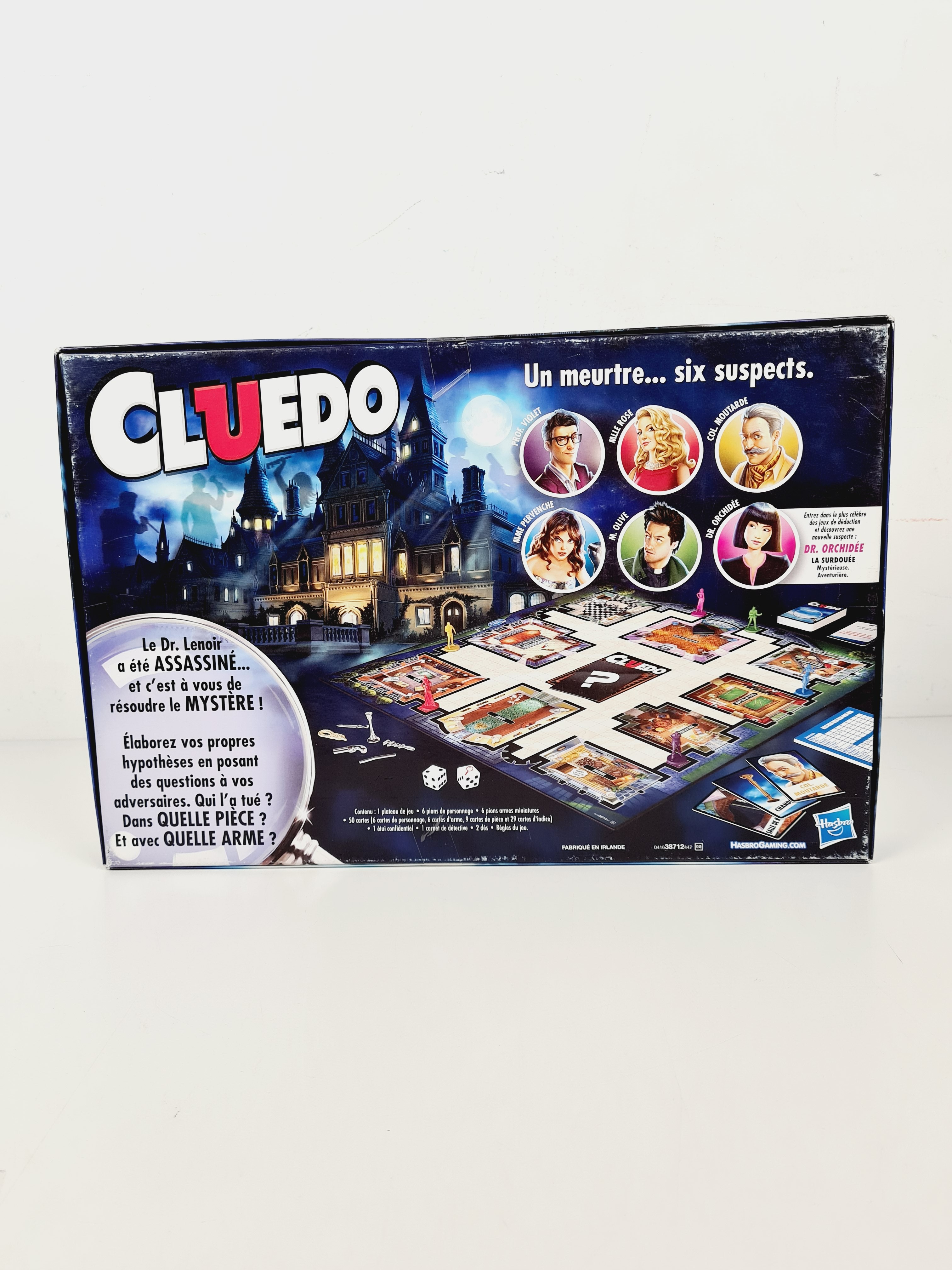 Cluedo Sur PC – Big Box / Boîte Carton – Jeu D’Enquête – Occasion