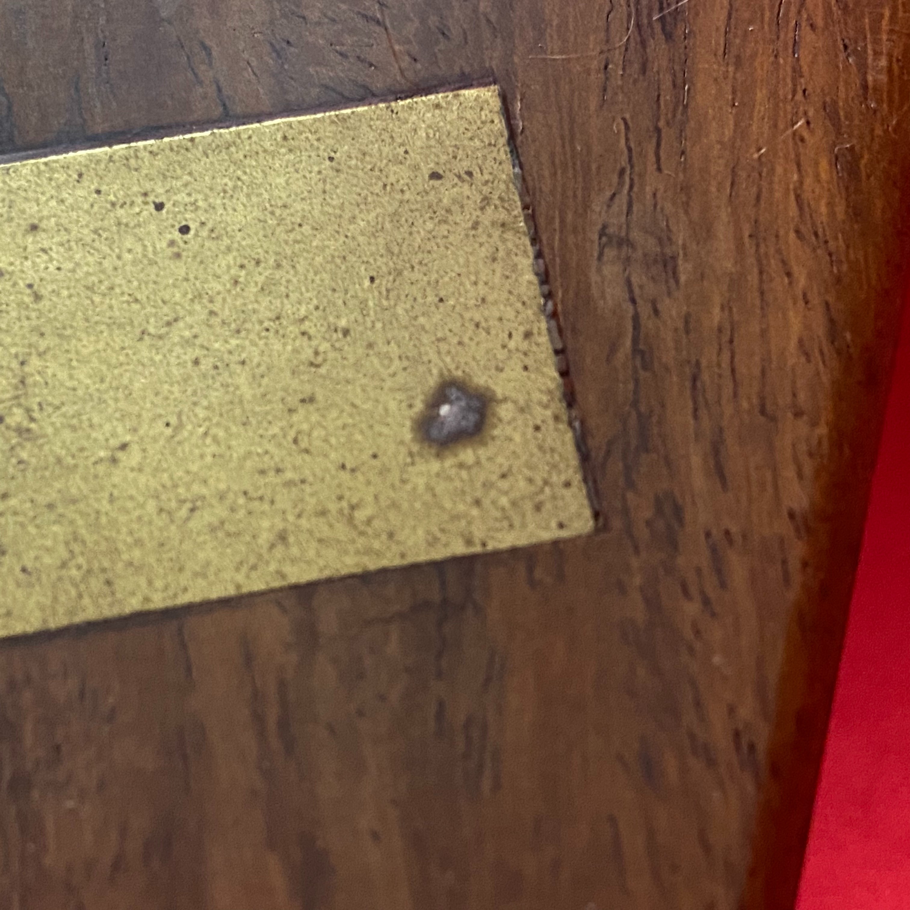 Coffret de Jeu en Bois et laiton doré Bon état - Vue 8 - 
