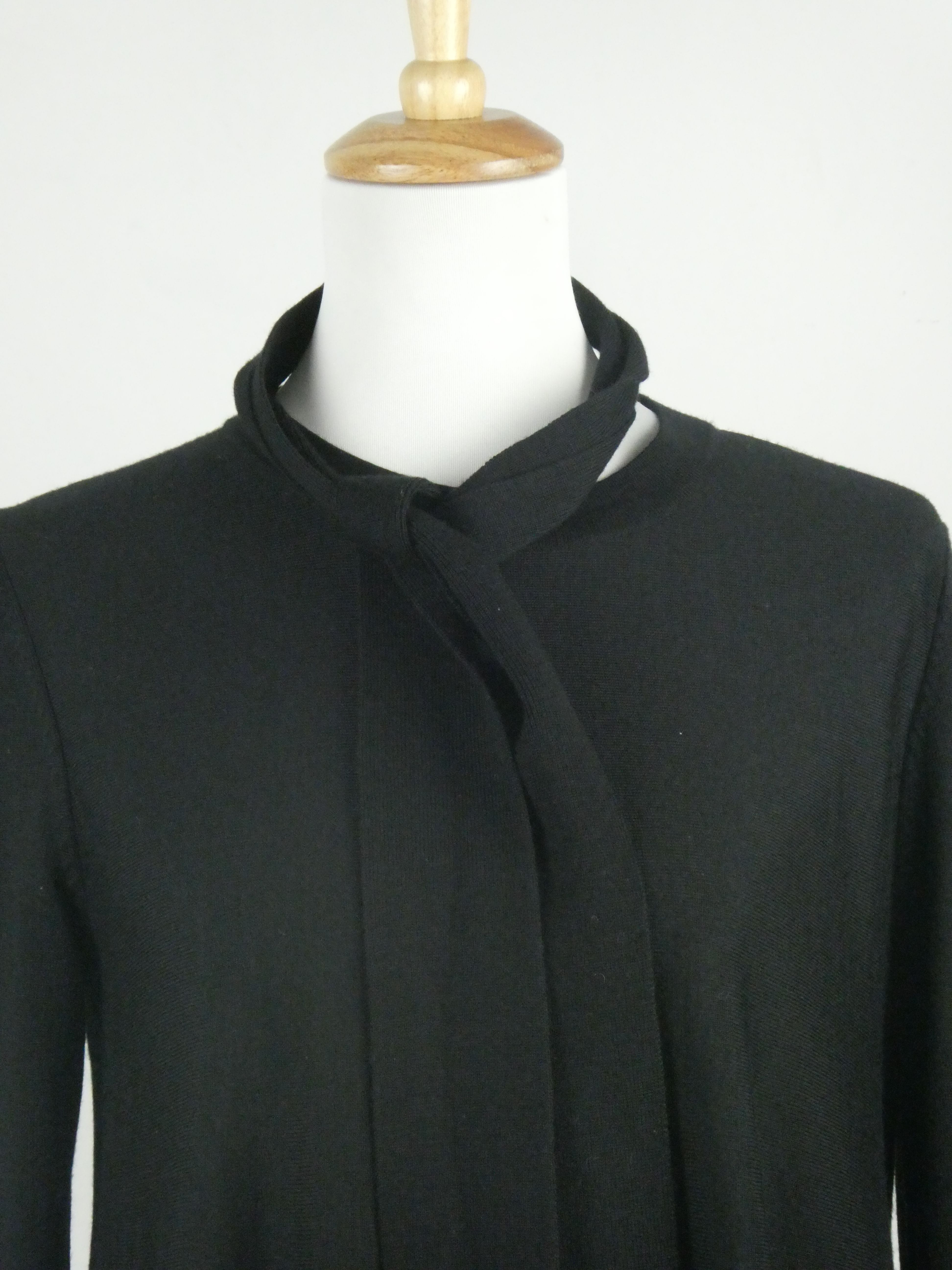 COS robe blouson manches longues encolure rond en laine - Taille S - Photo 11
