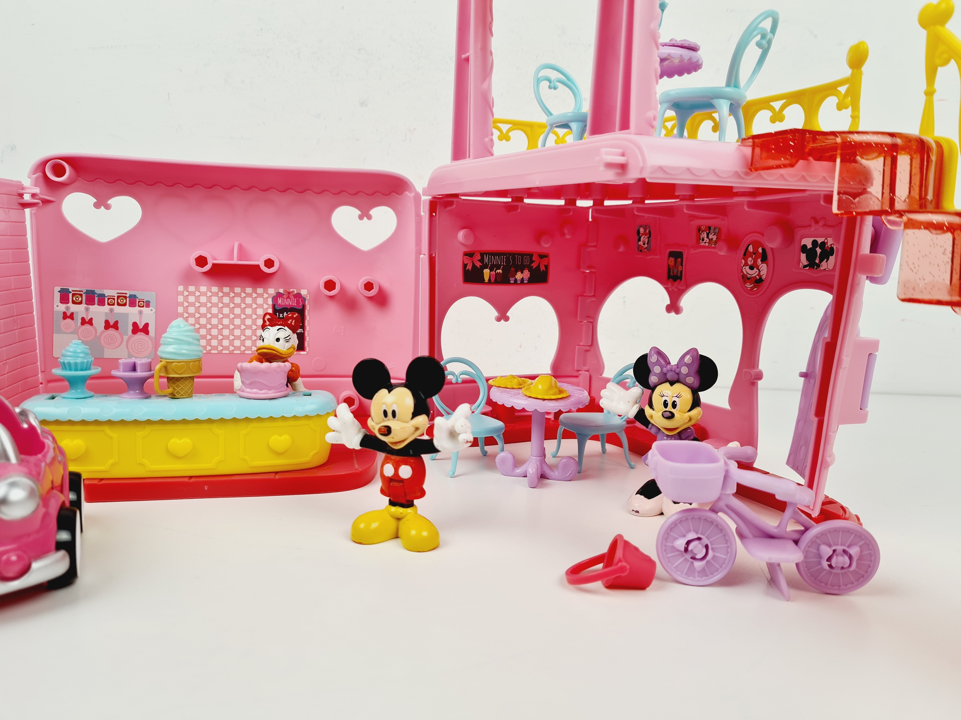 Figurines - Le Restaurant de Minnie incomplet avec 3 figurines - Disney, IMC Toys - 3 ans+ - Bon état - Photo 2