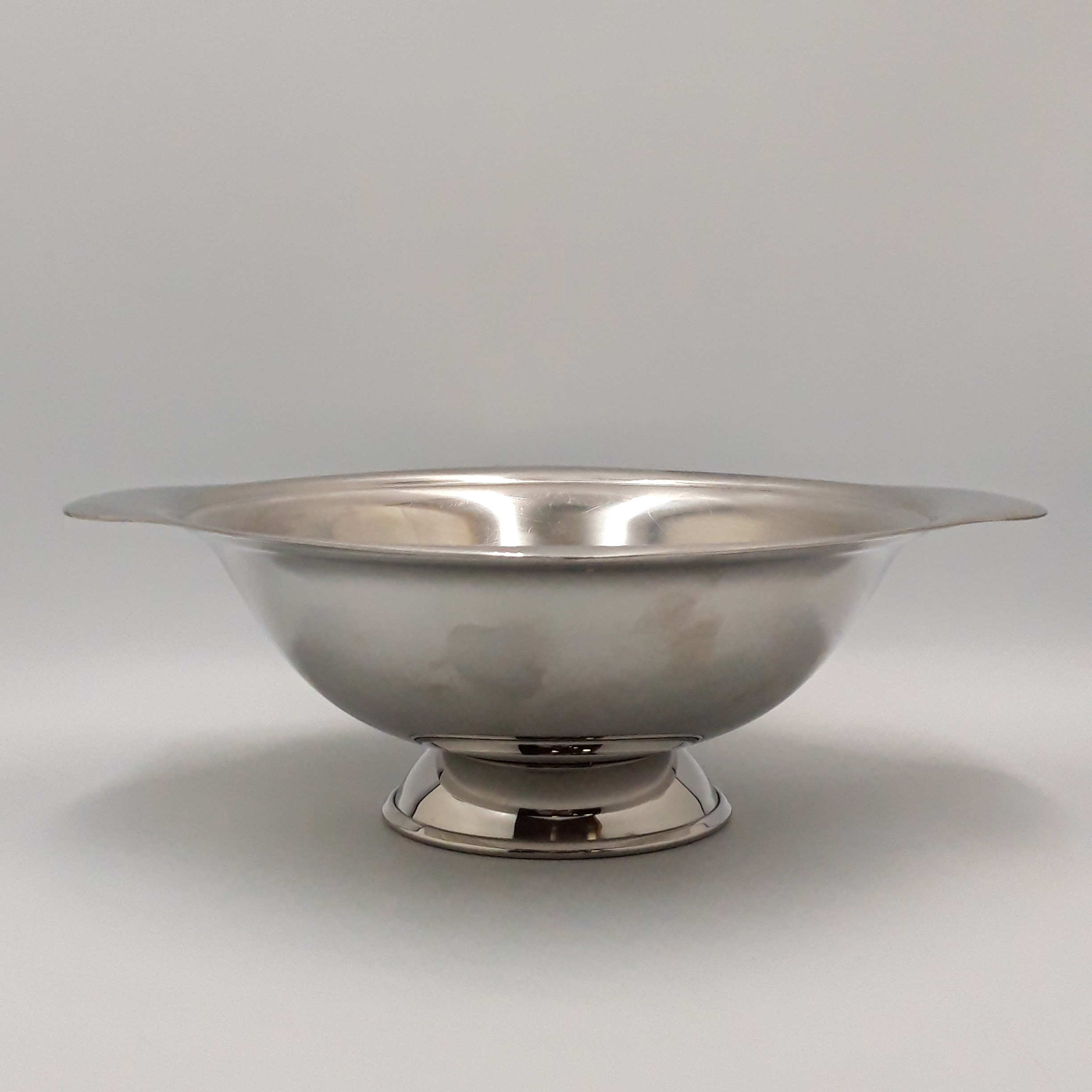 Plat en inox orfèvre Bouillet Bourdelle - Bon état - Photo 2