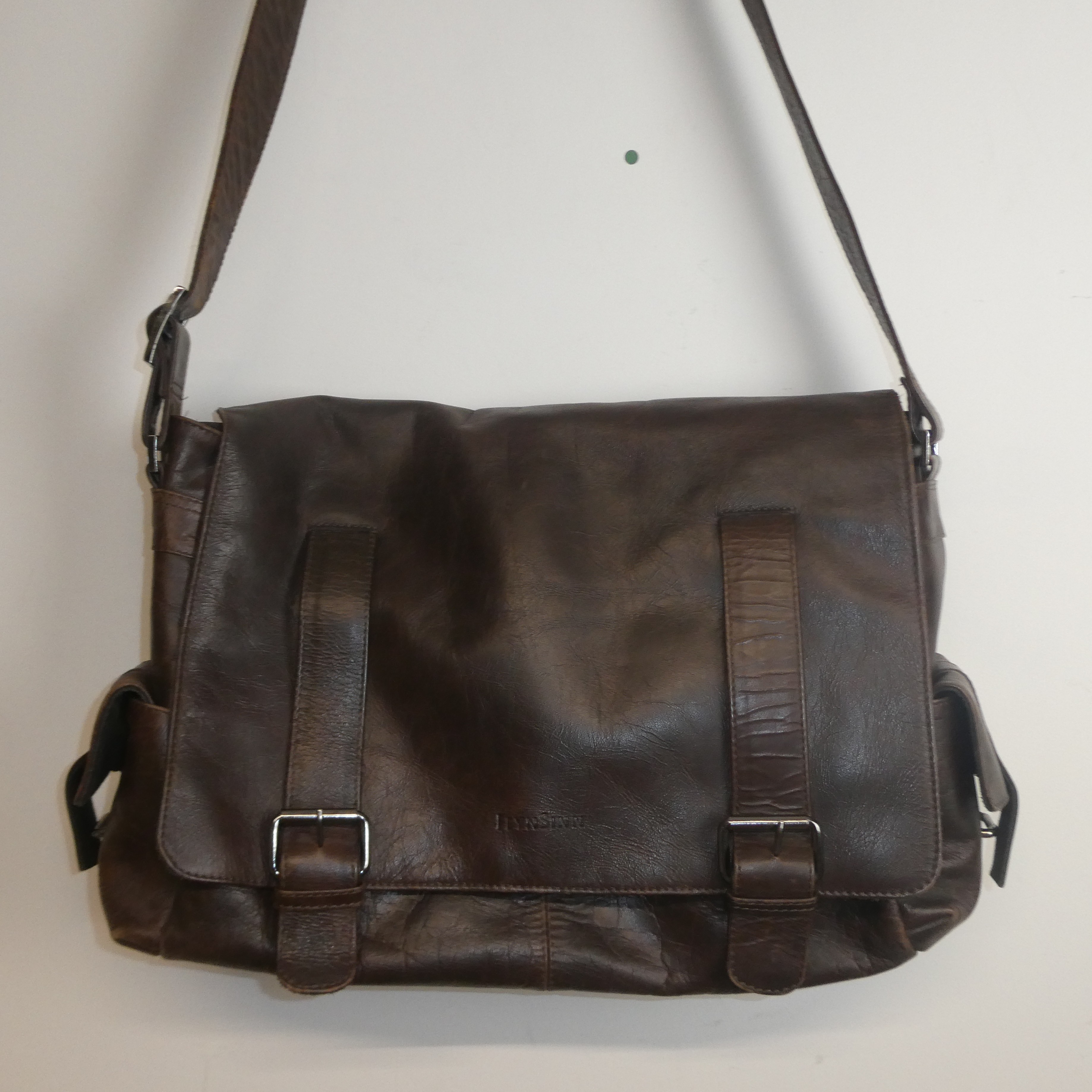 FeynSinn Sac à bandoulière marron vintage en cuir - Photo 2