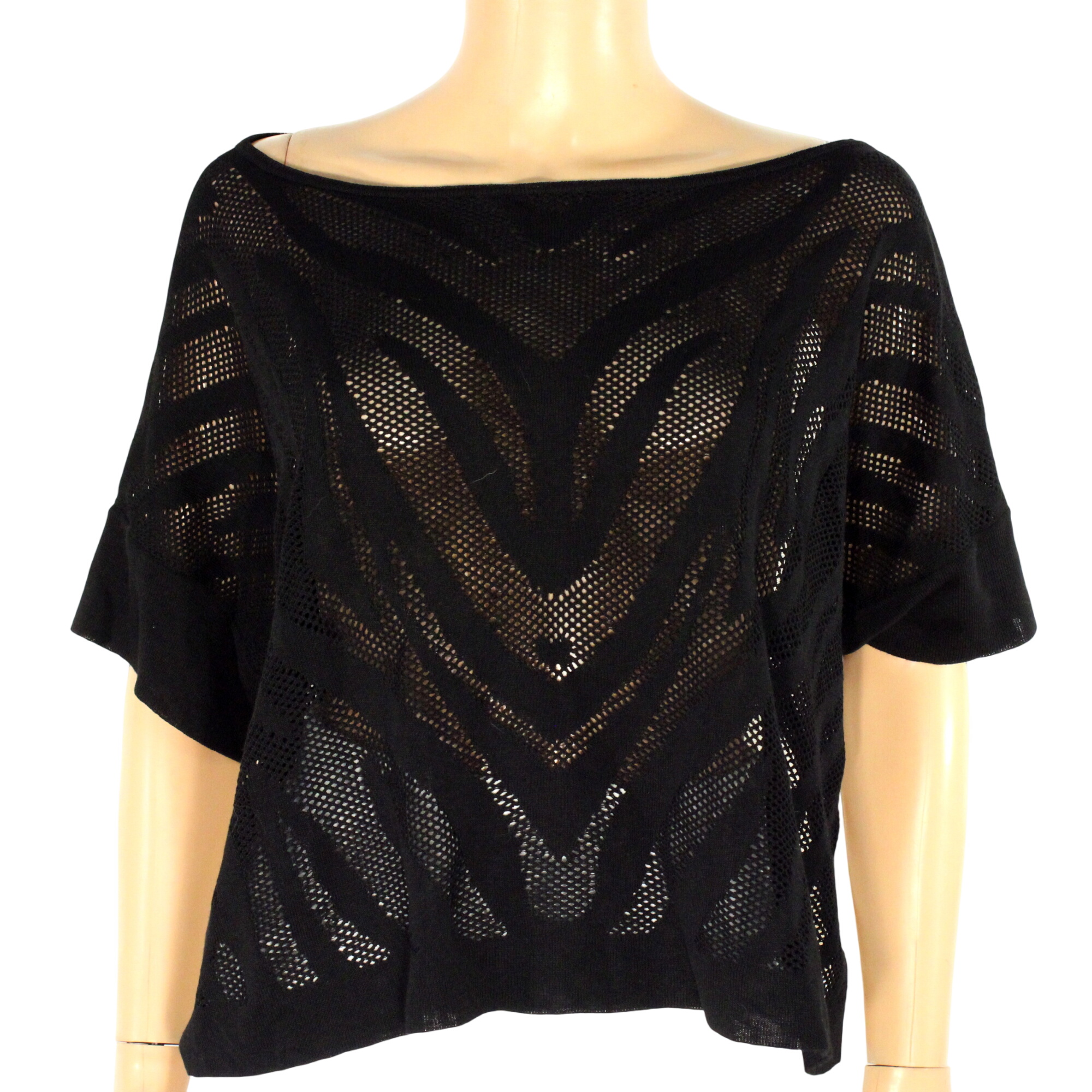 Pull Noir & Beige LAUREN VIDAL Taille S - Photo 0